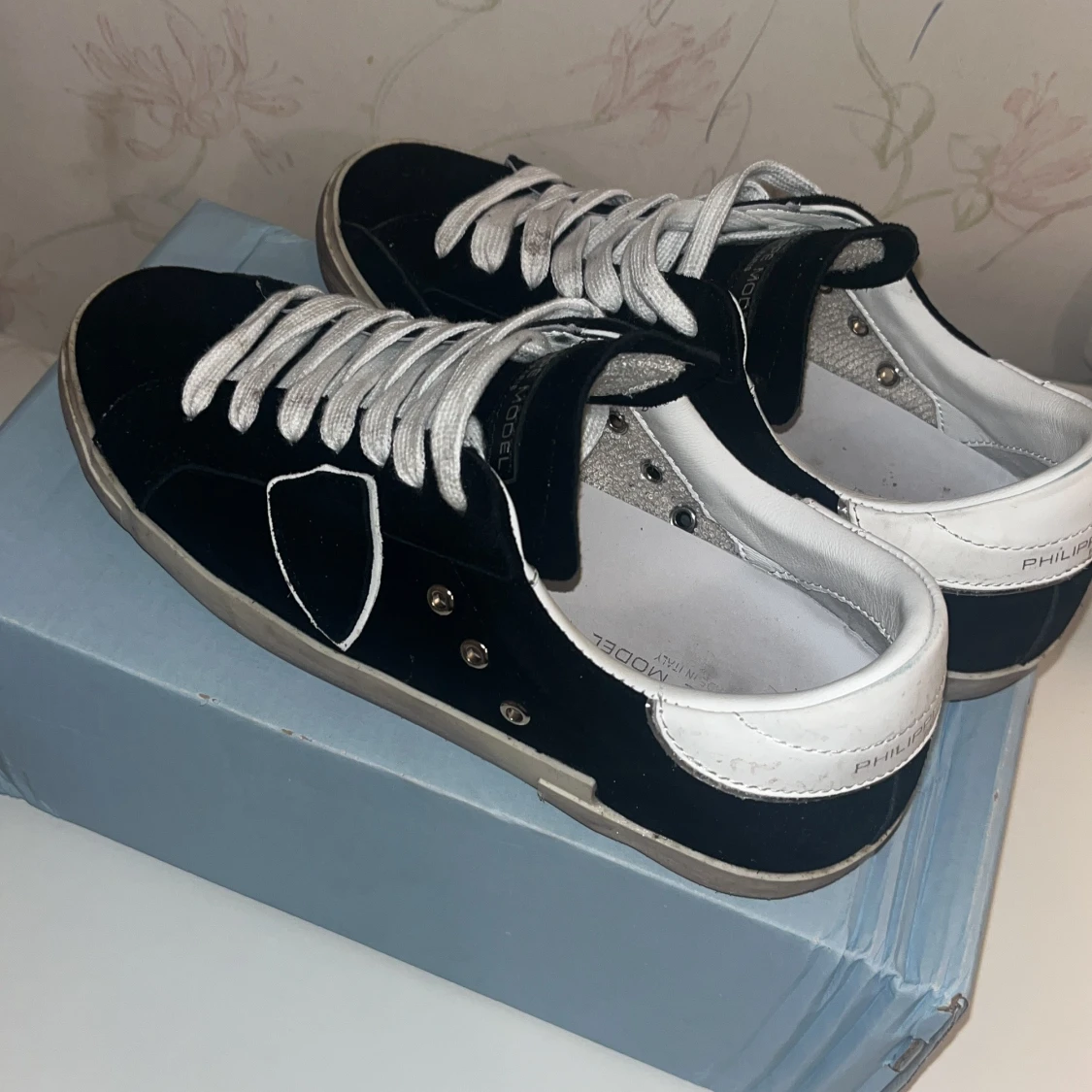 Philippe Model svarta sneakers mocka - 3
