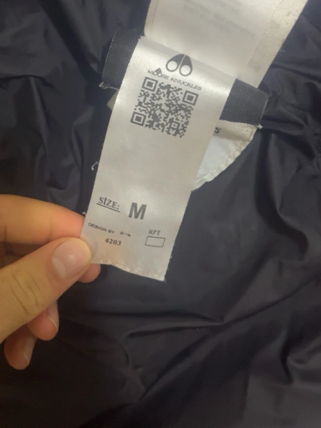 Svart pufferjacka Moose Knuckles - 4