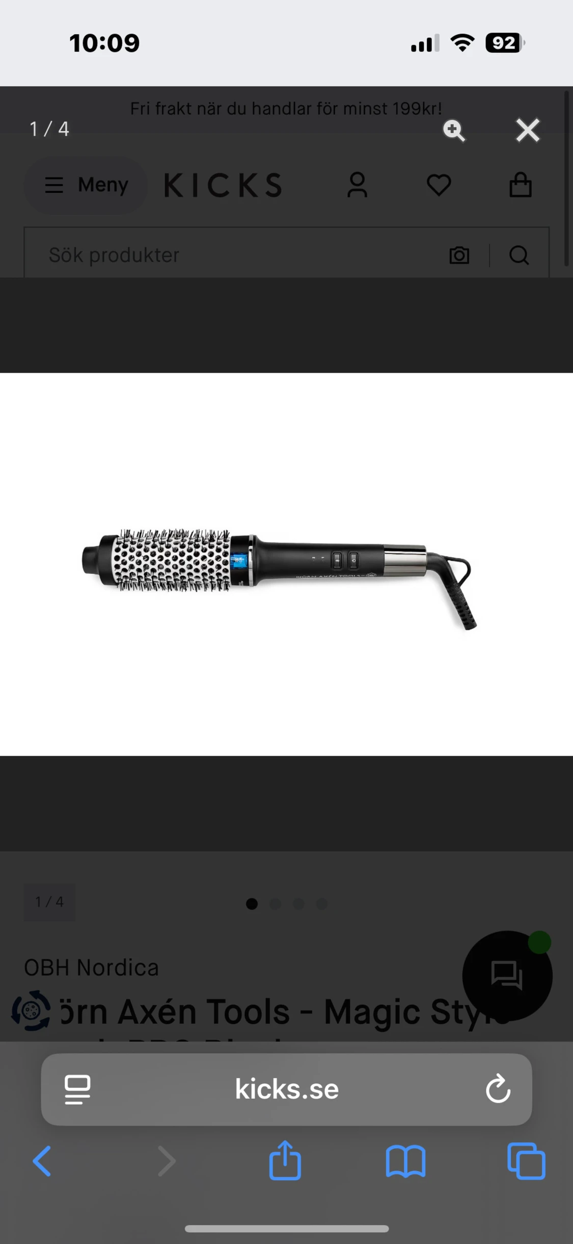 OBH Nordica Magic Style Brush