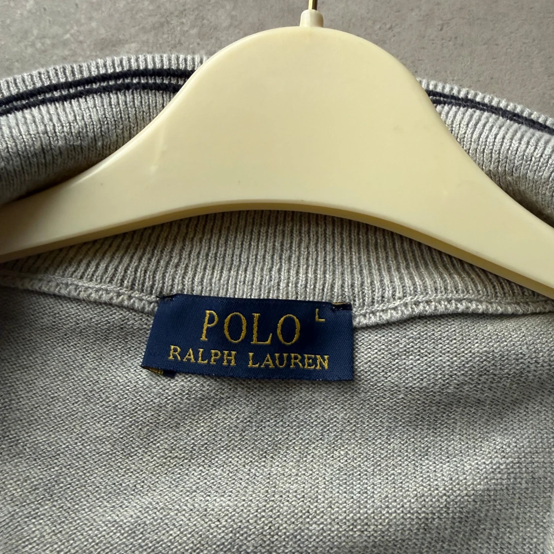 Grå half zip tröja från Polo Ralph Lauren - 4