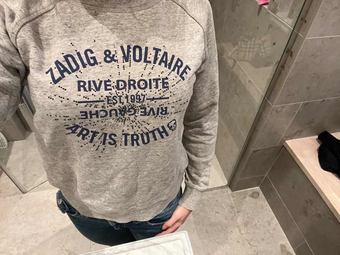 Grå sweatshirt Zadig & Voltaire - 2