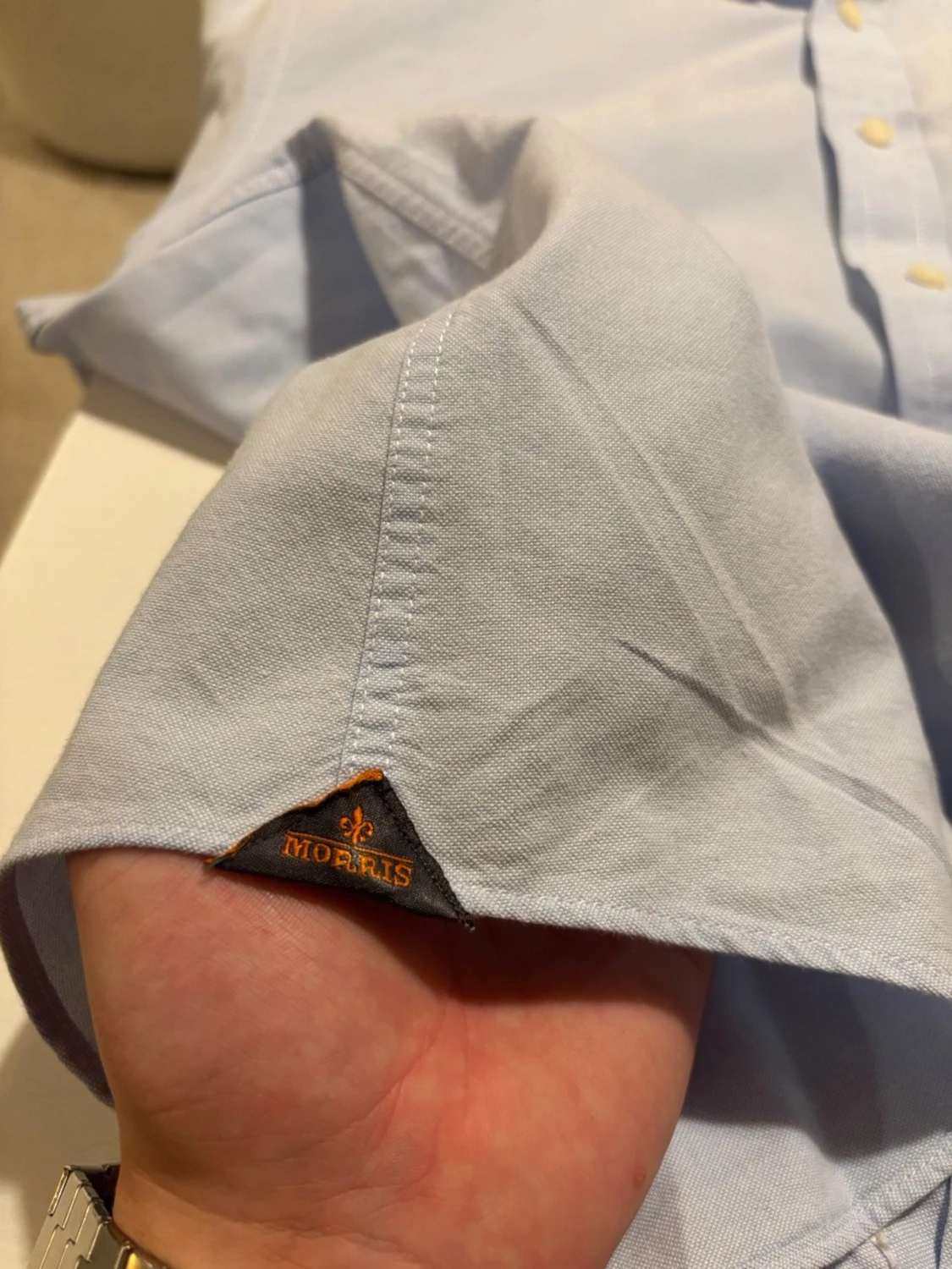 Ljusblå skjorta från Morris - 3