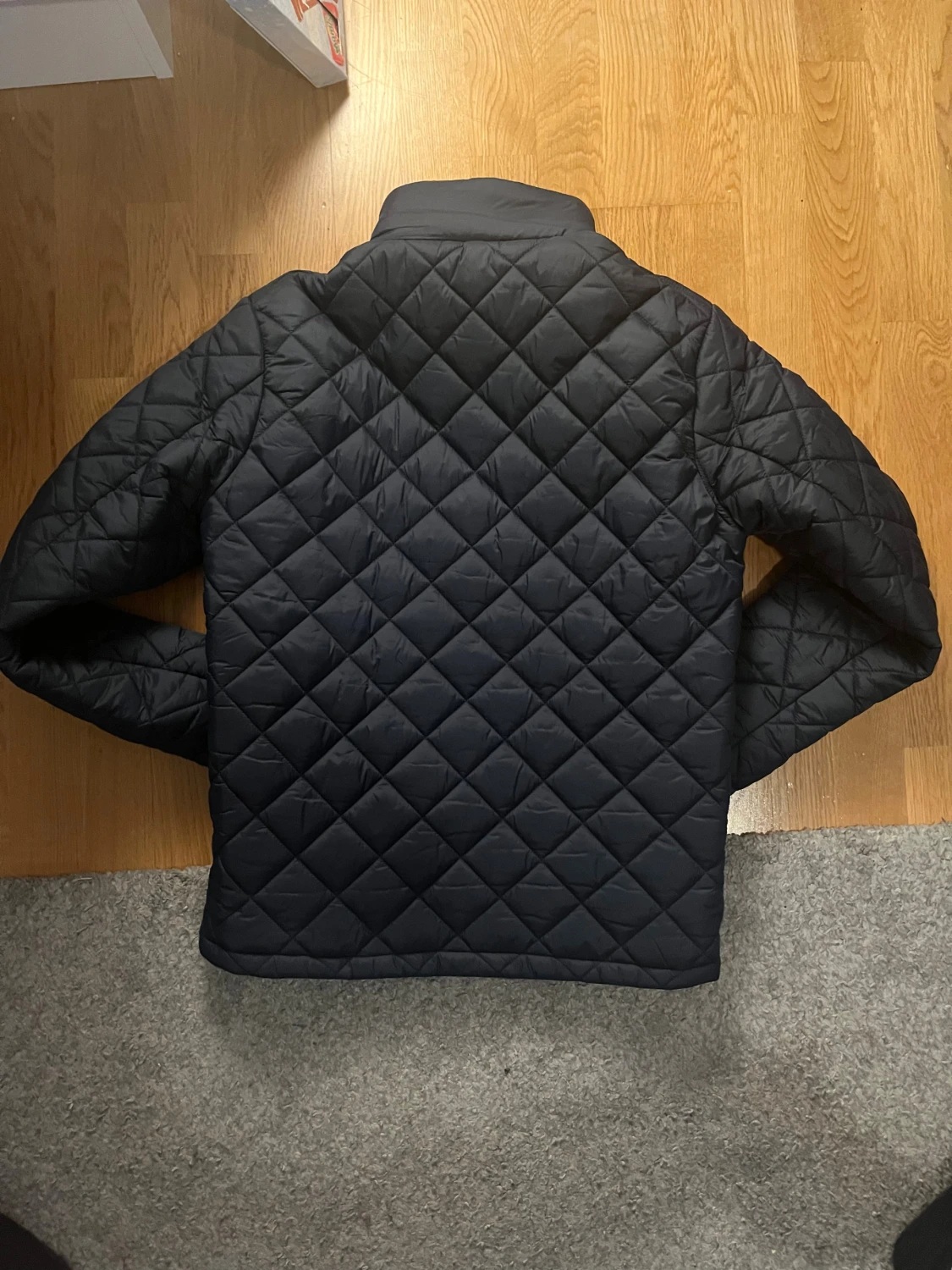 Mörkblå quiltad jacka Lindbergh - 1