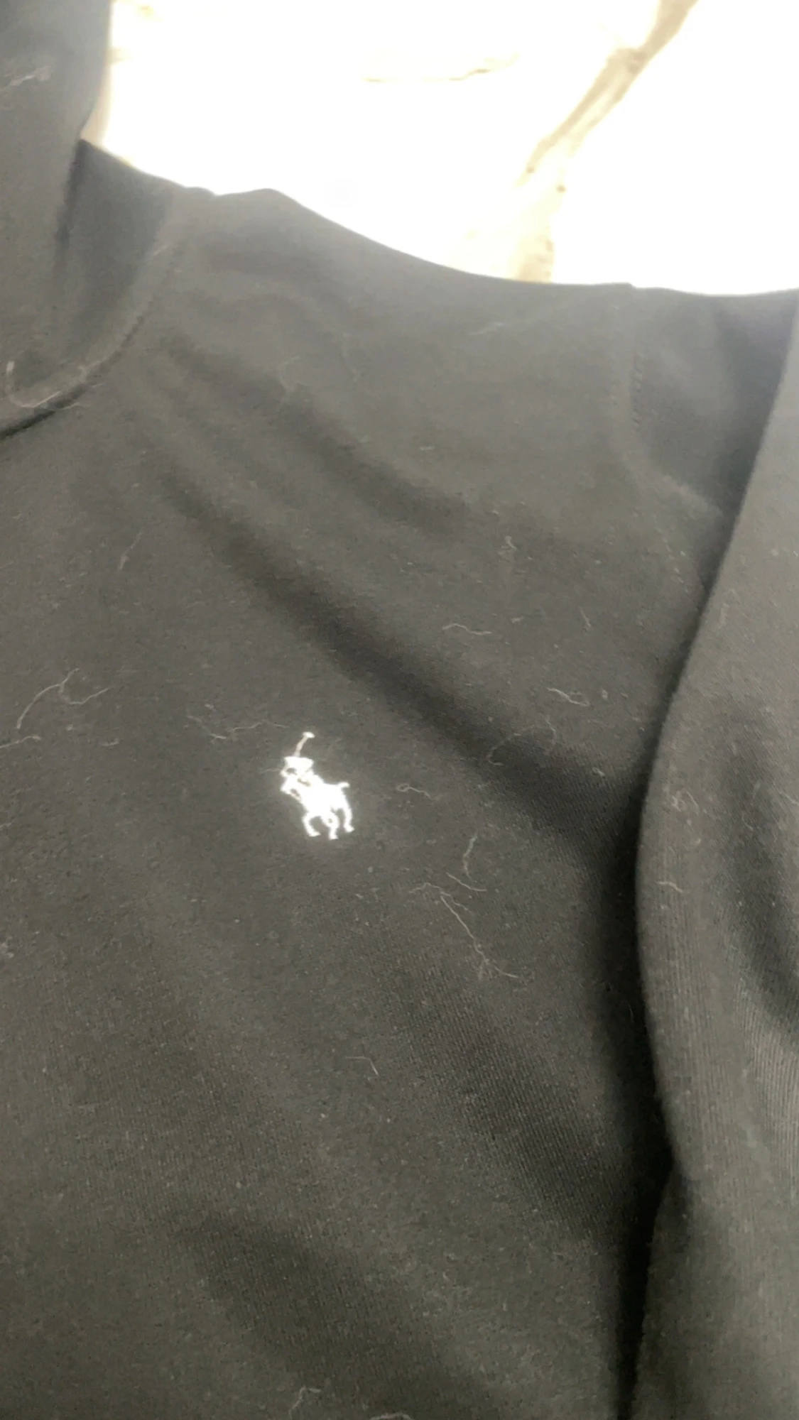 Svart zipper hoodie från Ralph lauren  - 5