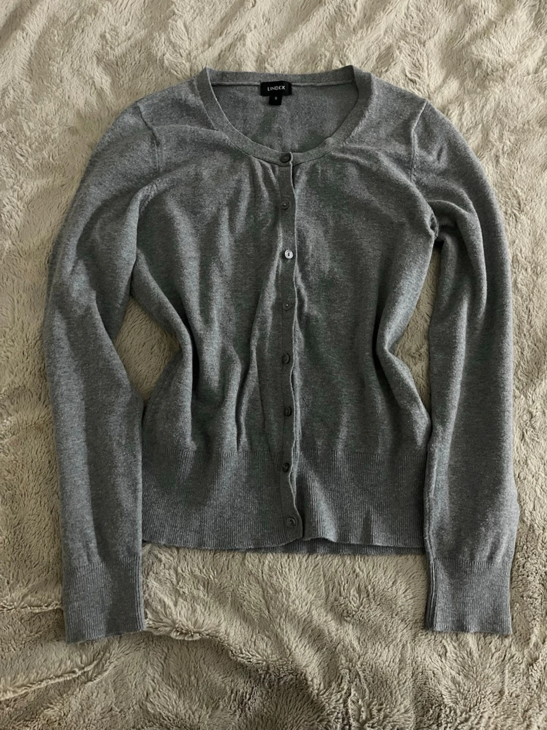 Grå kofta från Lindex  - 1