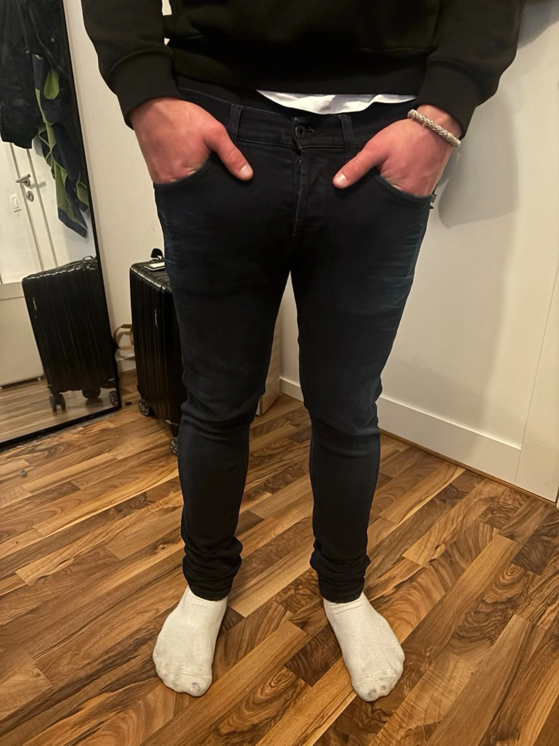 Svarta dondup jeans  - 1