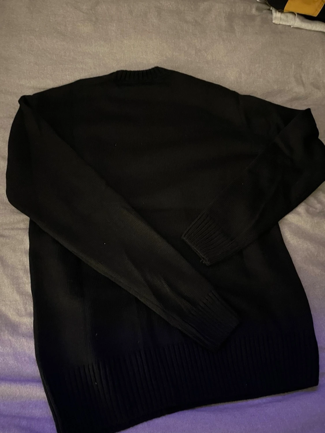 Svart stickad tröja från Ami Paris - 2