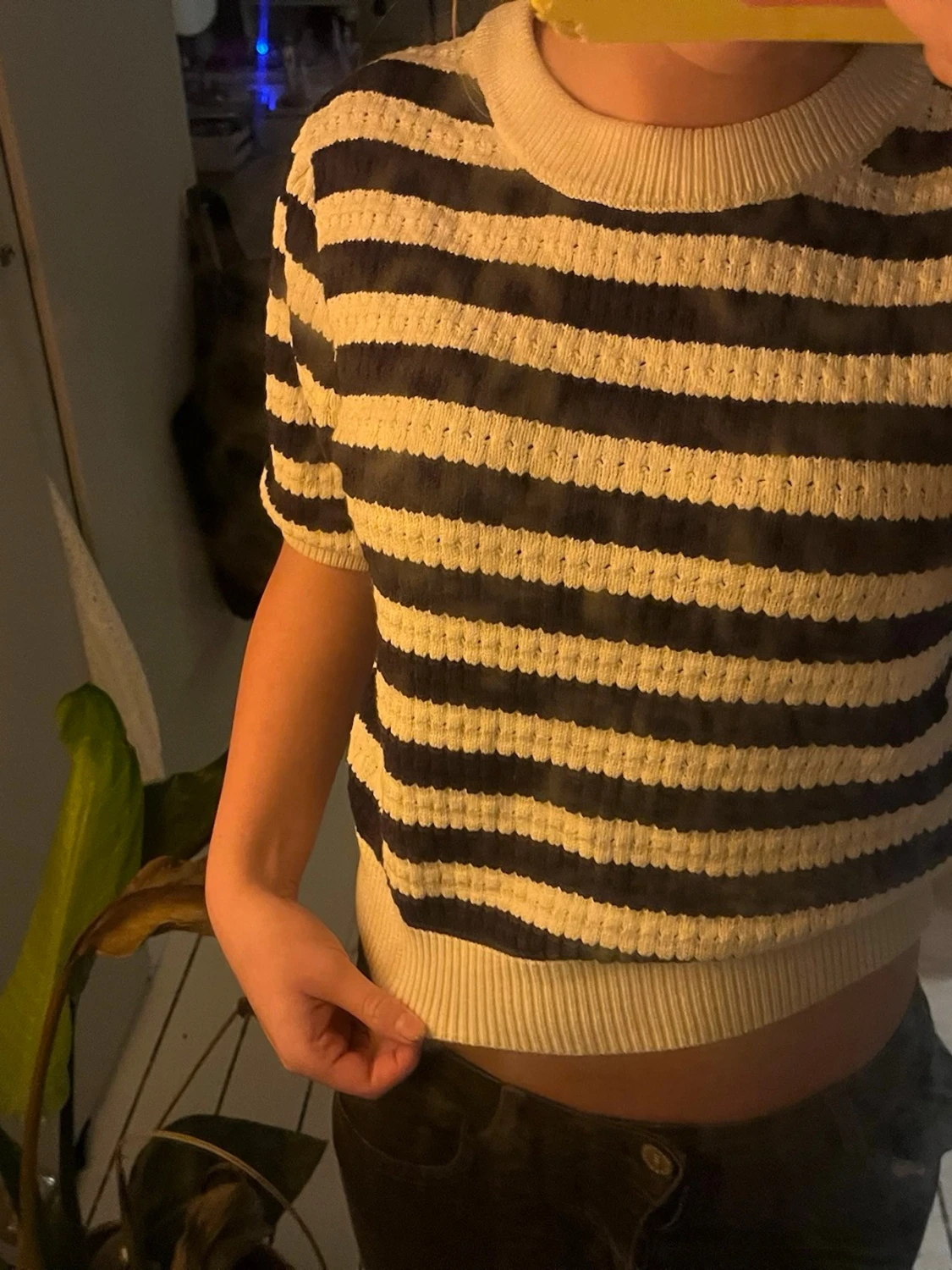 Randig stickad tröja från Zara - 1