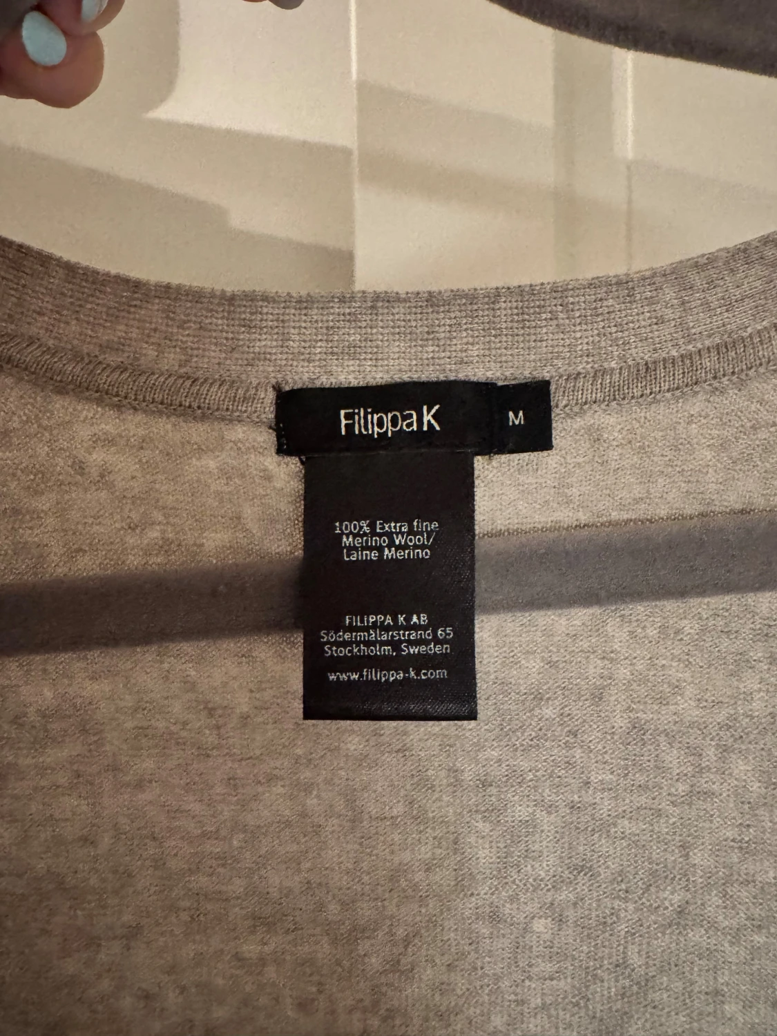 Grå merinoullkofta från Filippa K - 2