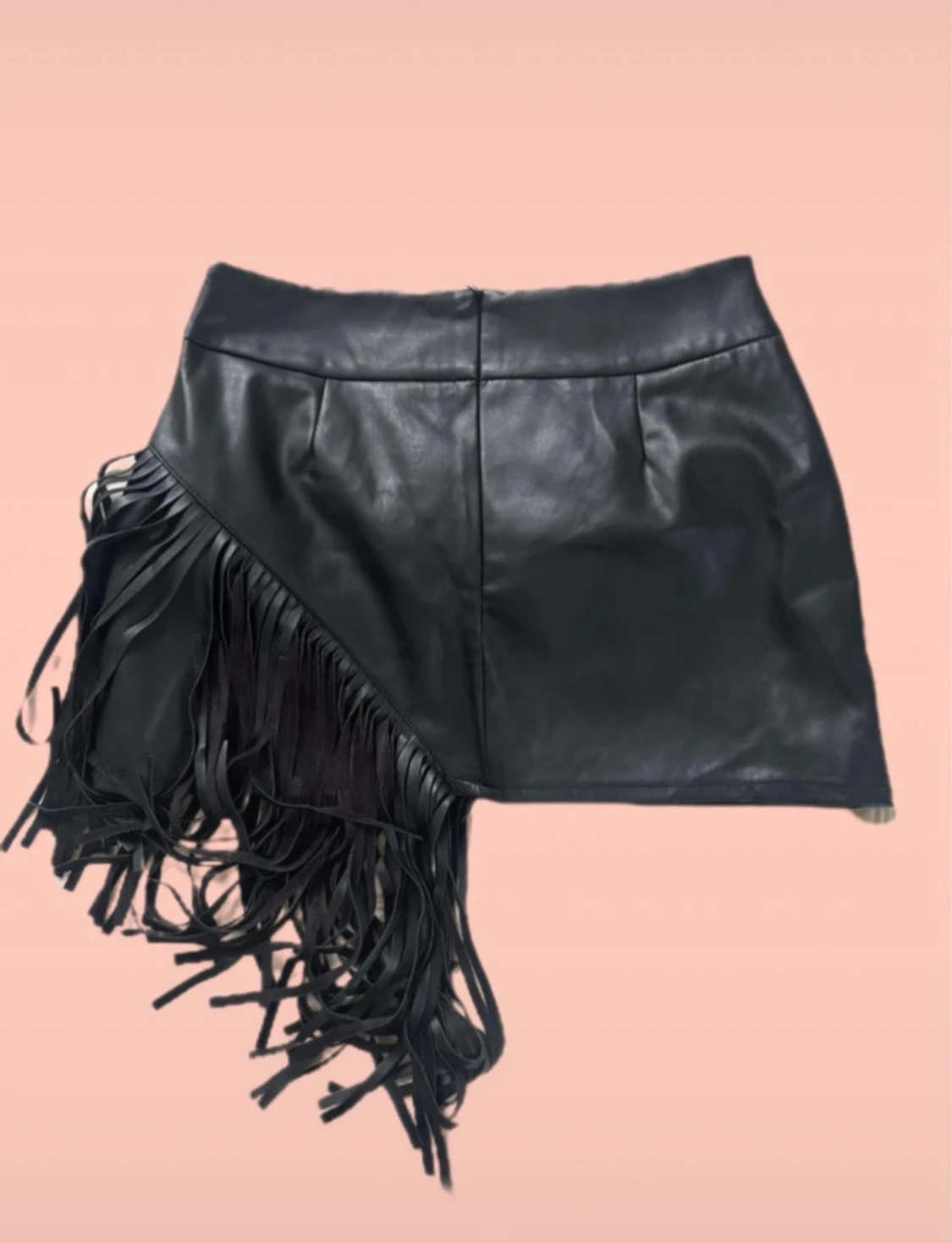 Vintage skinnkjol med fransar från J’AIME - 1