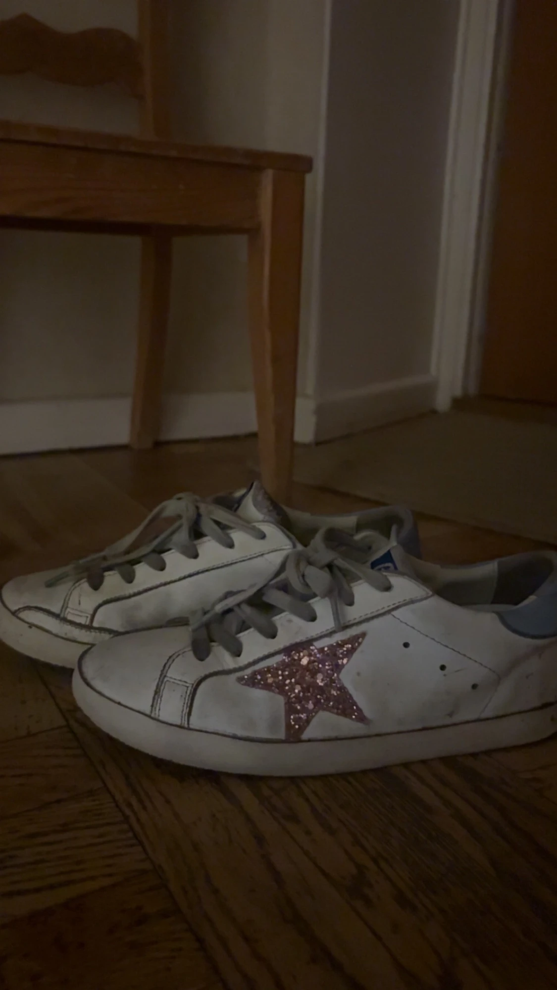 Golden Goose sneakers med glitterstjärna