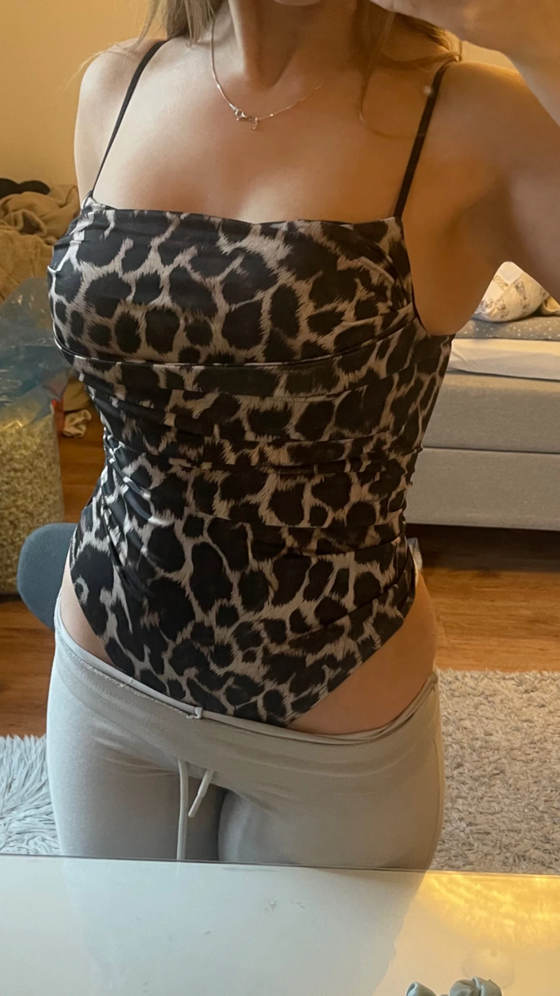 Leopardmönstrad body  - 1