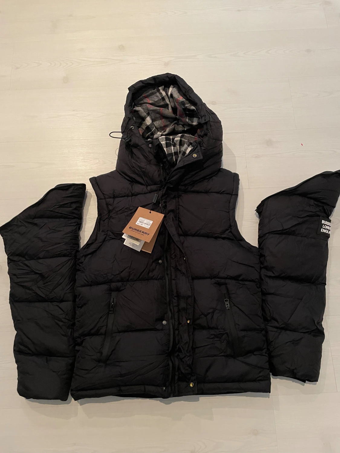 Svart dunväst/jacka från Burberry 