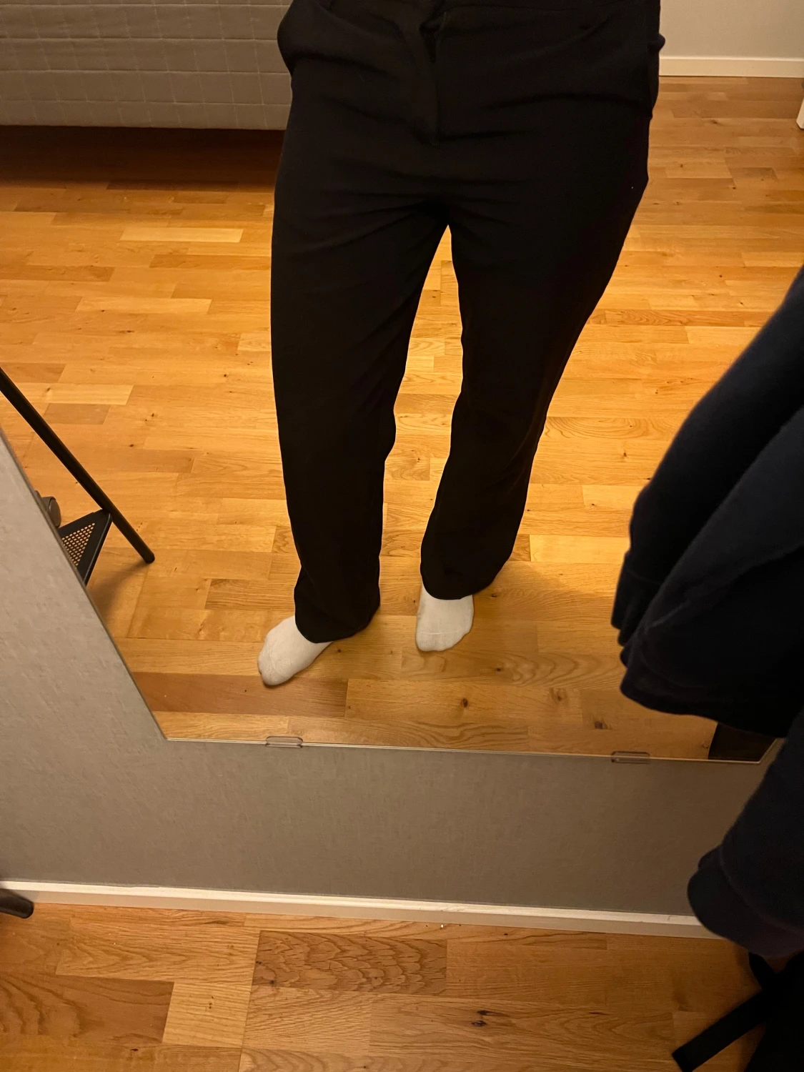 Svarta kostymbyxor från Lindex