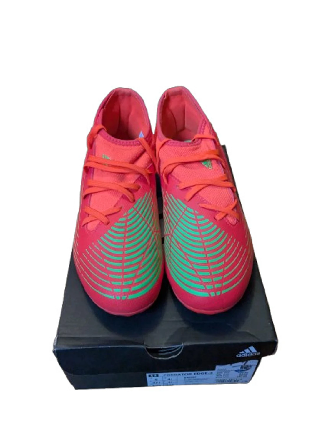 Adidas Predator Edge röda fotbollsskor - 2