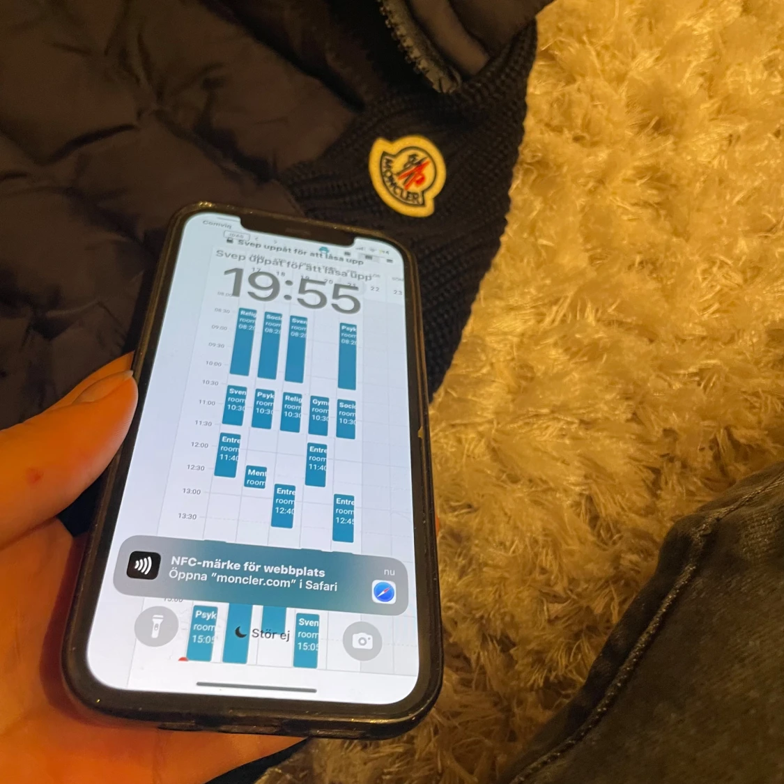 Mörkblå moncler cardigan - 2