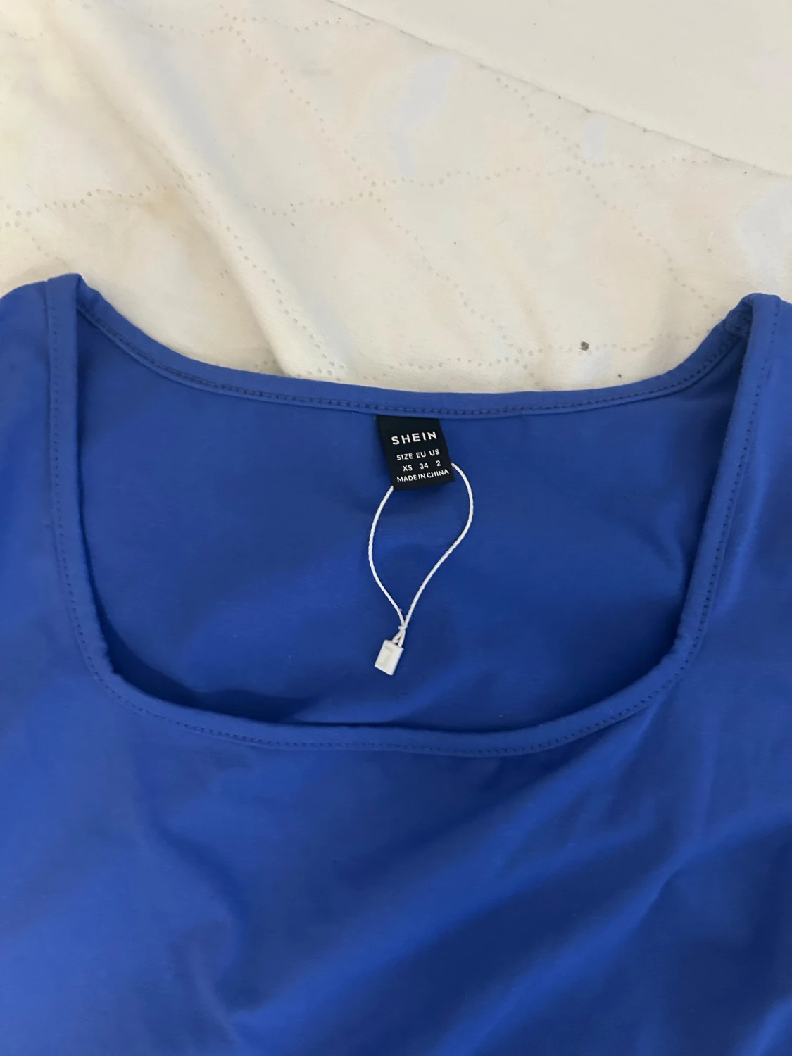 Blå långärmad topp från SHEIN XS - 2