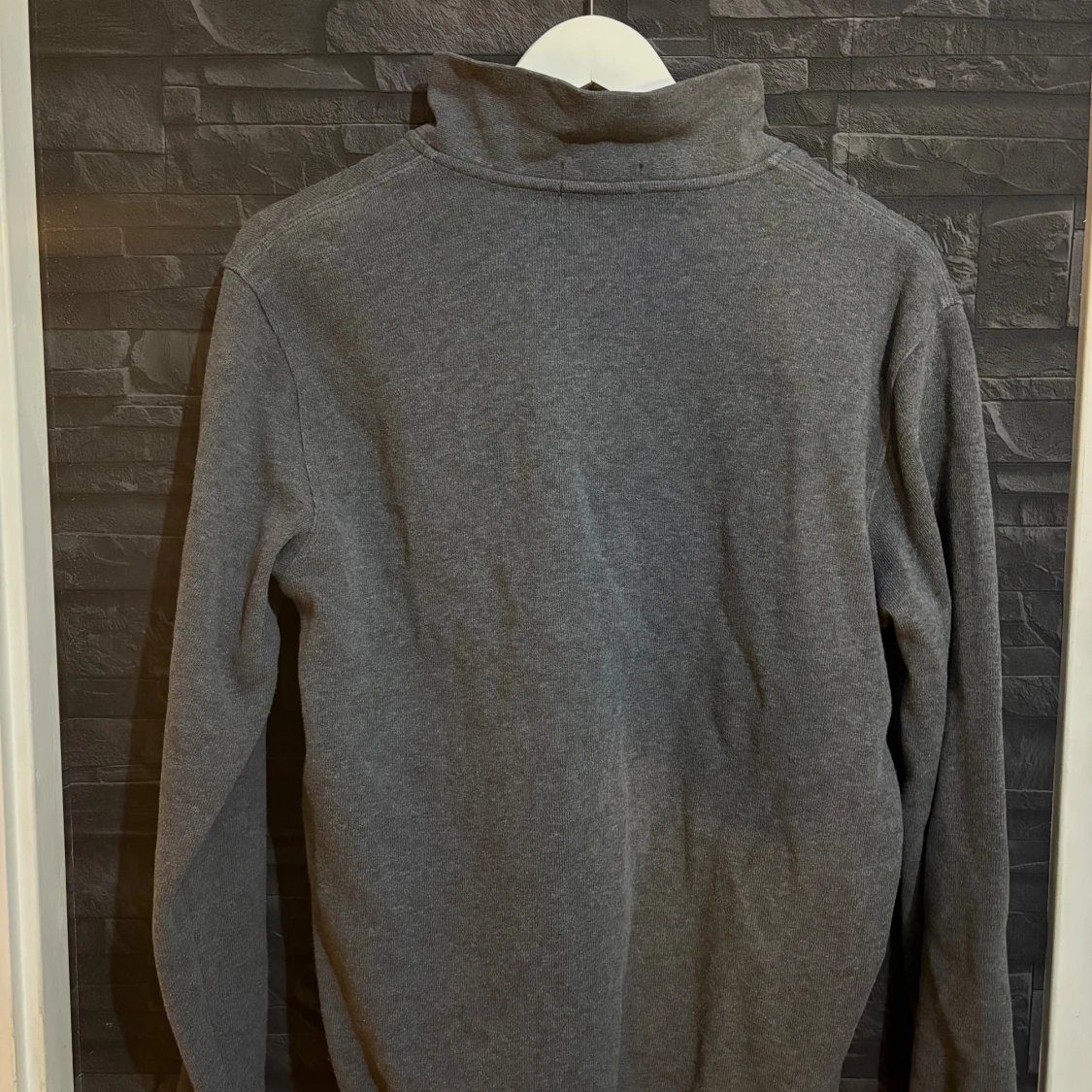 Grå half zip tröja från Polo Ralph Lauren - 1