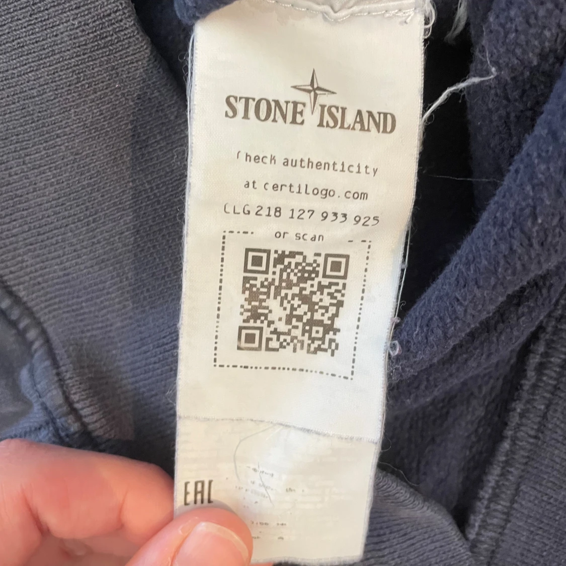 Mörkblå sweatshirt från Stone Island - 2
