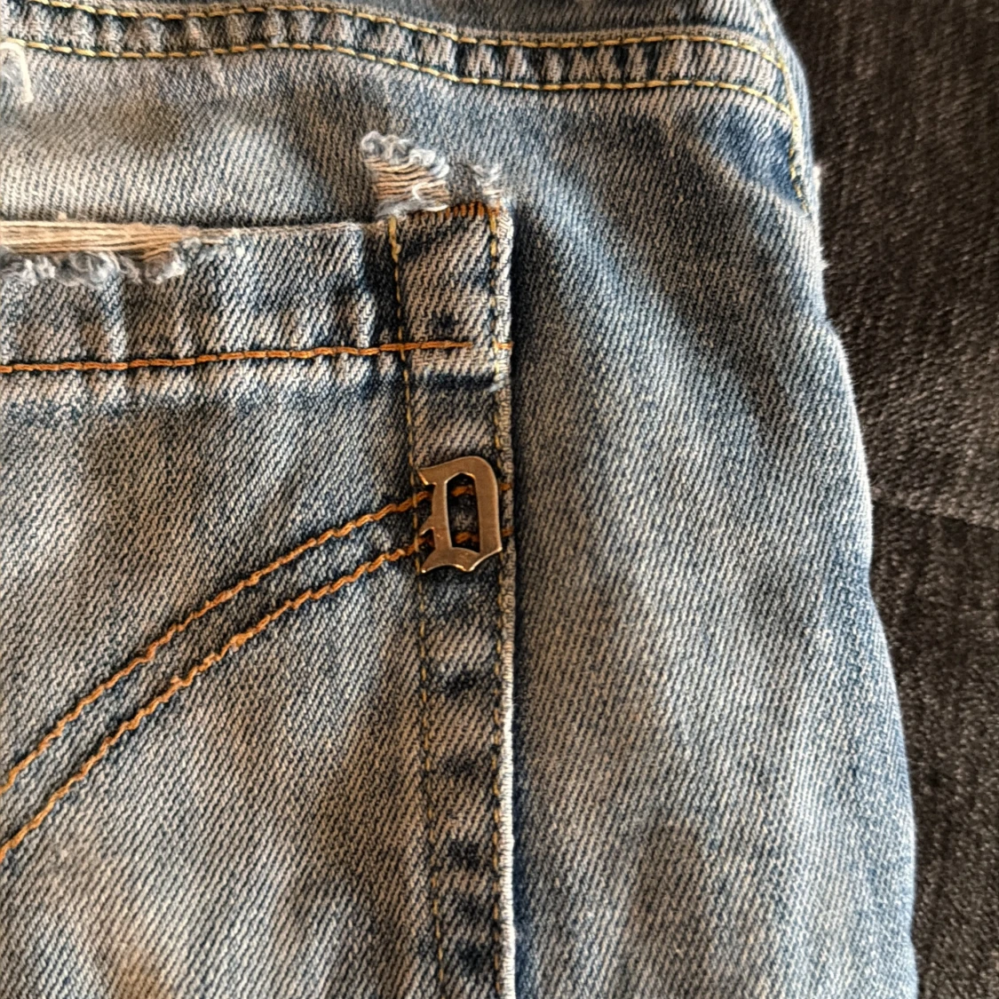 Dondup ljusblå skinny jeans, strl 32 - 3