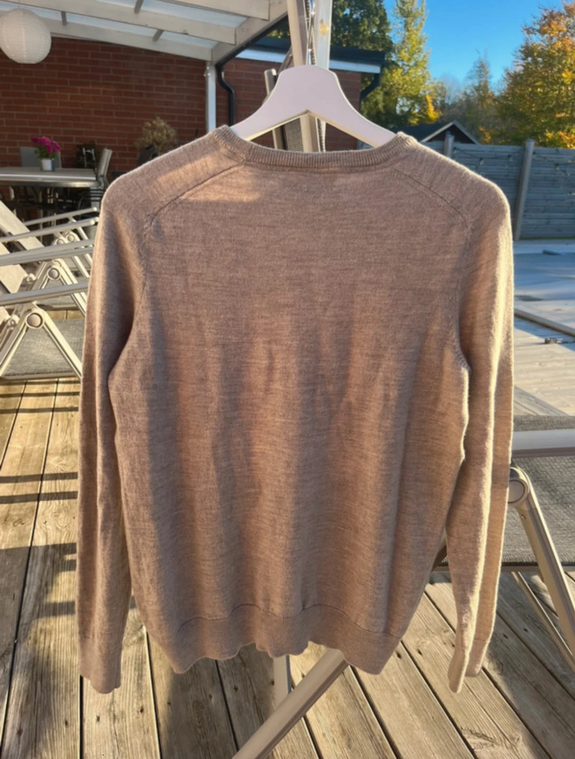 Beige stickad tröja från Morris - 2