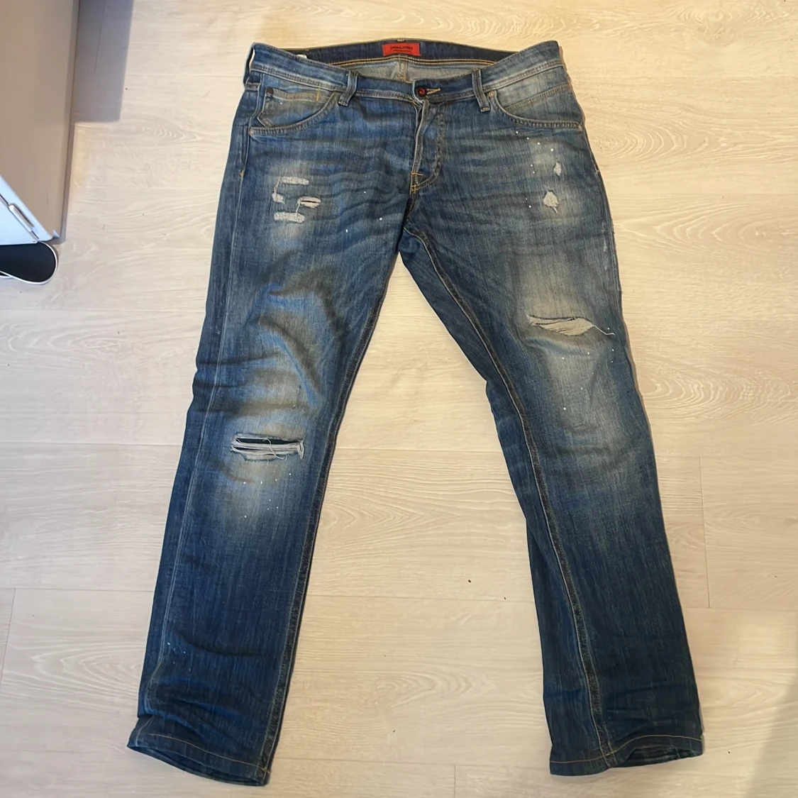 Blå jeans från Slim glenn Jack & Jones
