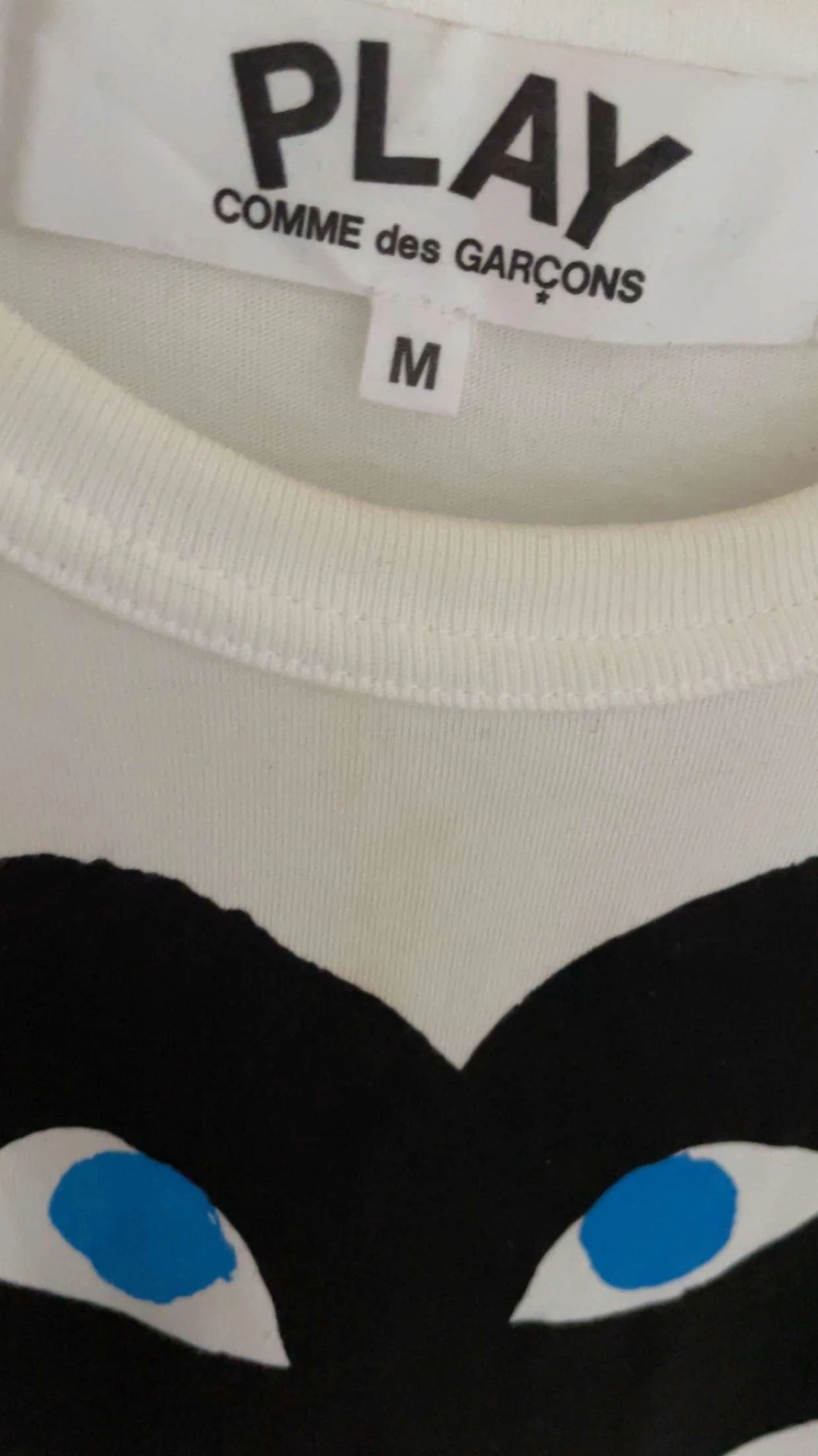 Vit Comme des Garçons Play t-shirt - 1