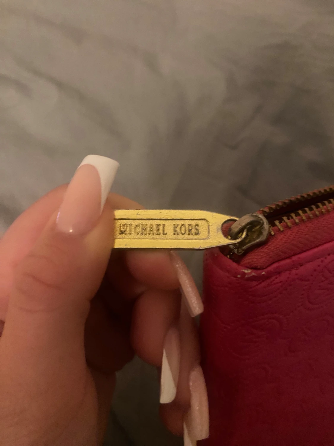 Rosa MK plånbok med gulddetaljer - 2