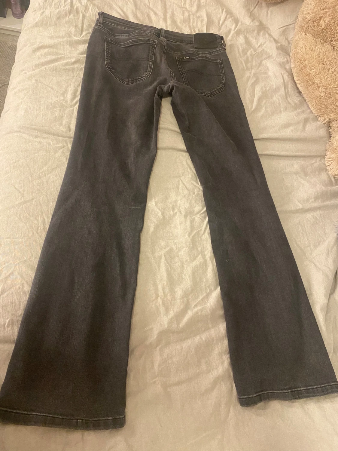 Svarta bootcut jeans från Lee - 3