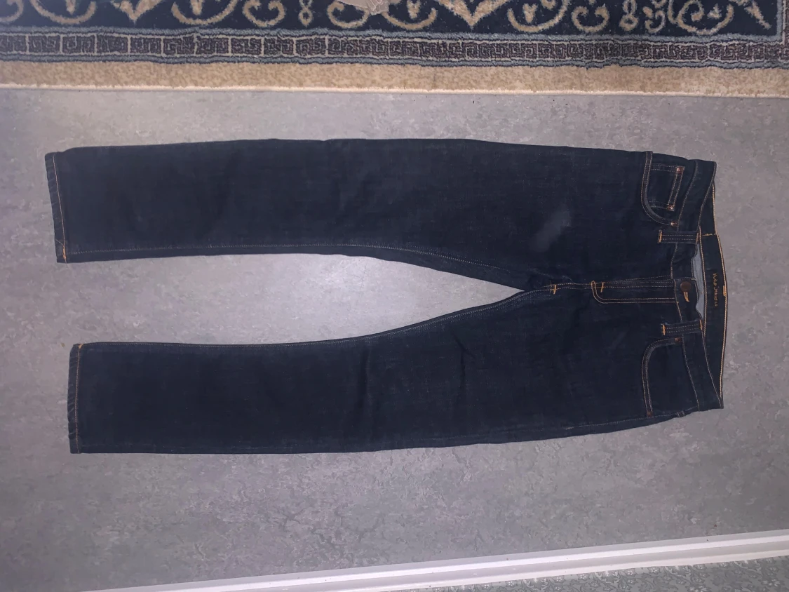 Mörkblå Nudie Jeans - 1