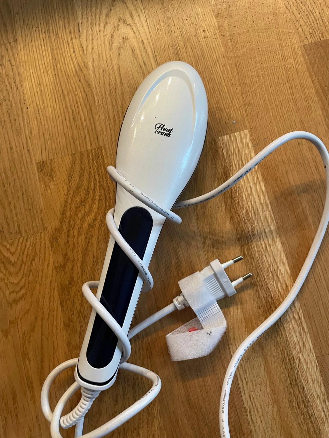 Heat Crush Hair Straightener Brush