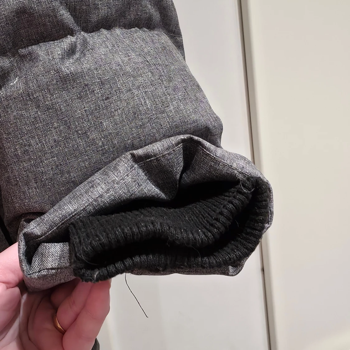 Grå lång pufferjacka från Tribute XL - 2