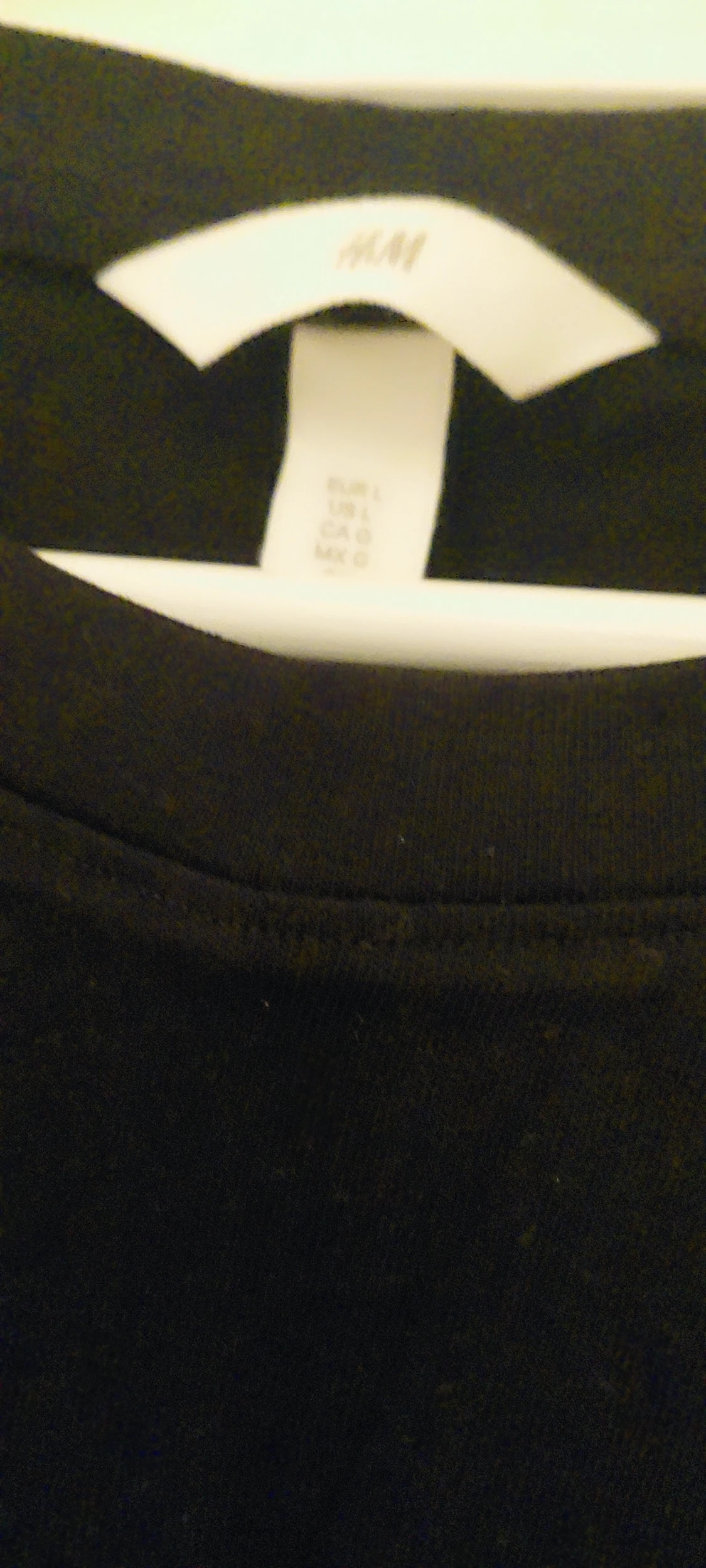 Svart croppad tröja från H&M - 4