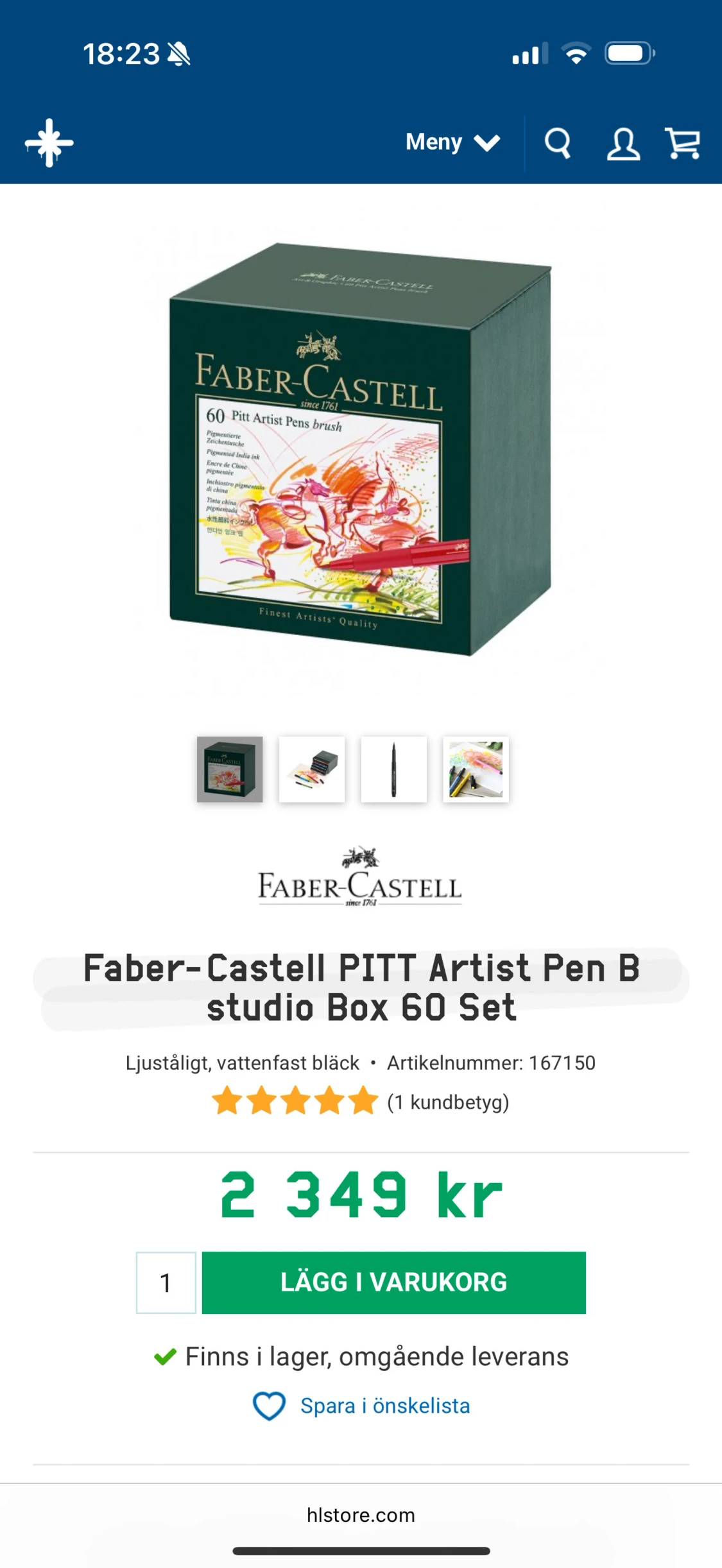 Faber-castell tusch pennor  - 3