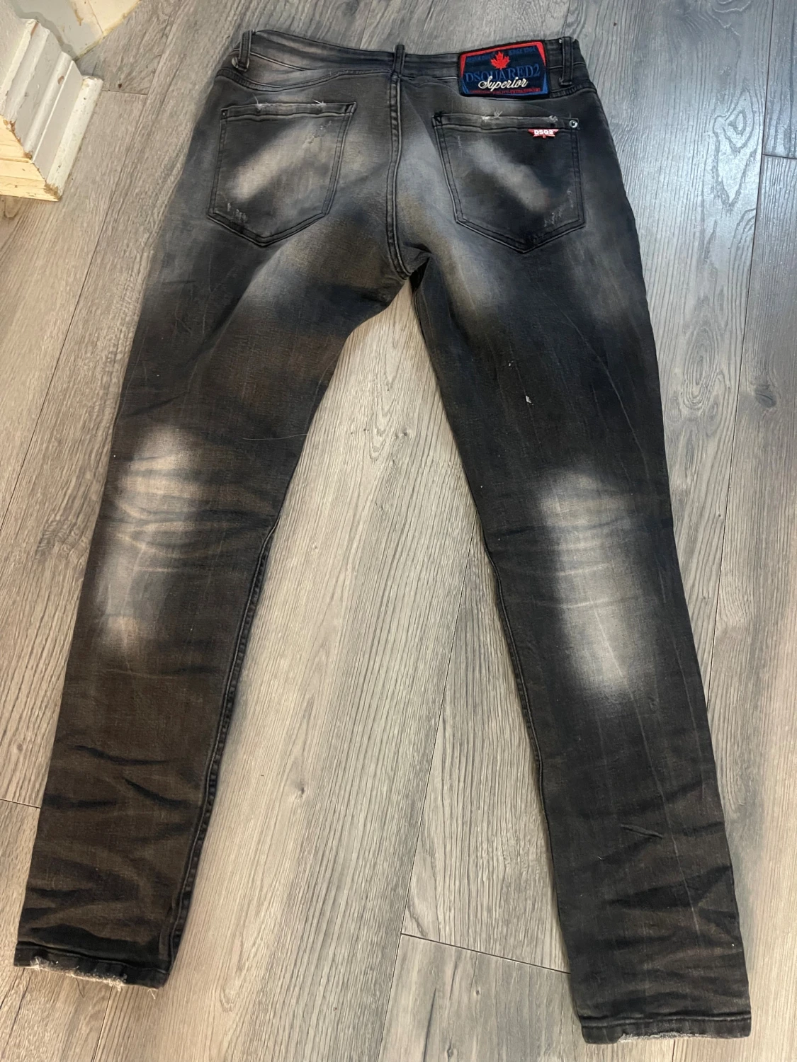 Svarta Dsquared2 jeans med splatter - 4