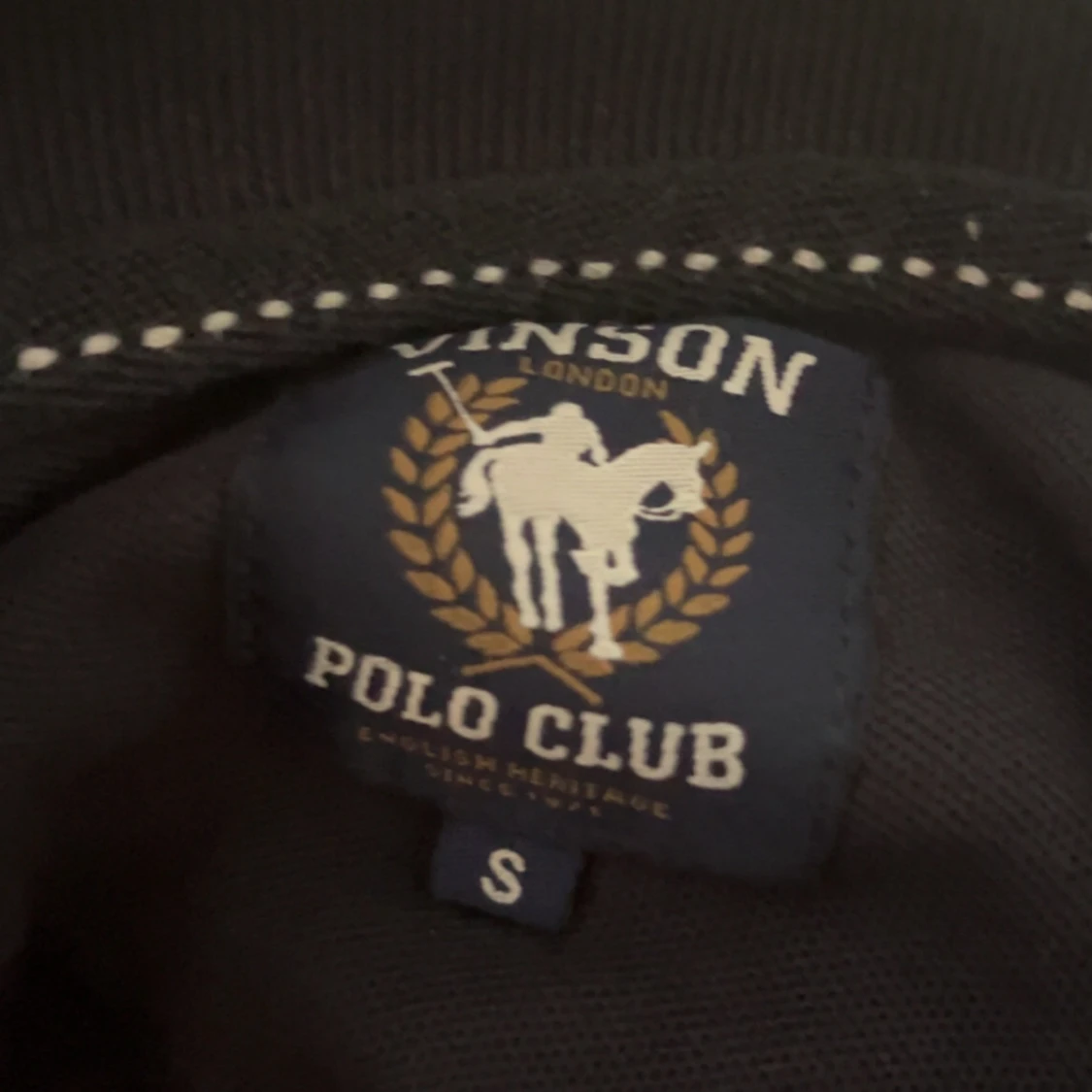 Mörkblå pikétröja Vinson Polo Club - 1