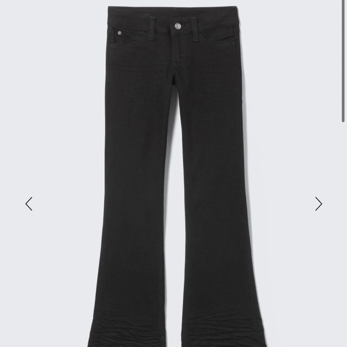 Svarta bootcut jeans från cheap Monday  - 1