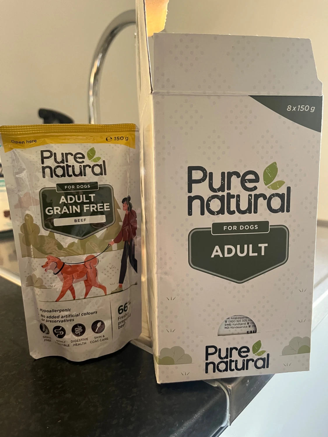 Purenatural Dog Adult Grain Free Beef 150 g