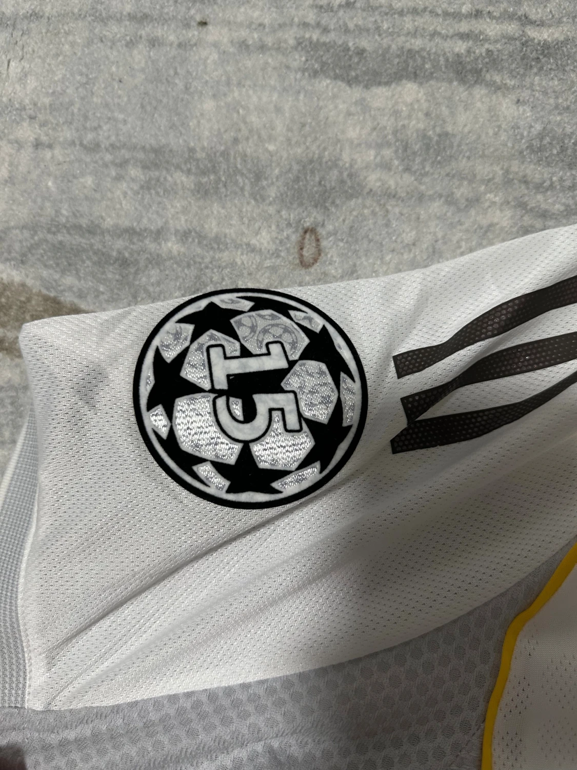 Real Madrid Adidas fotbollströja vit - 3