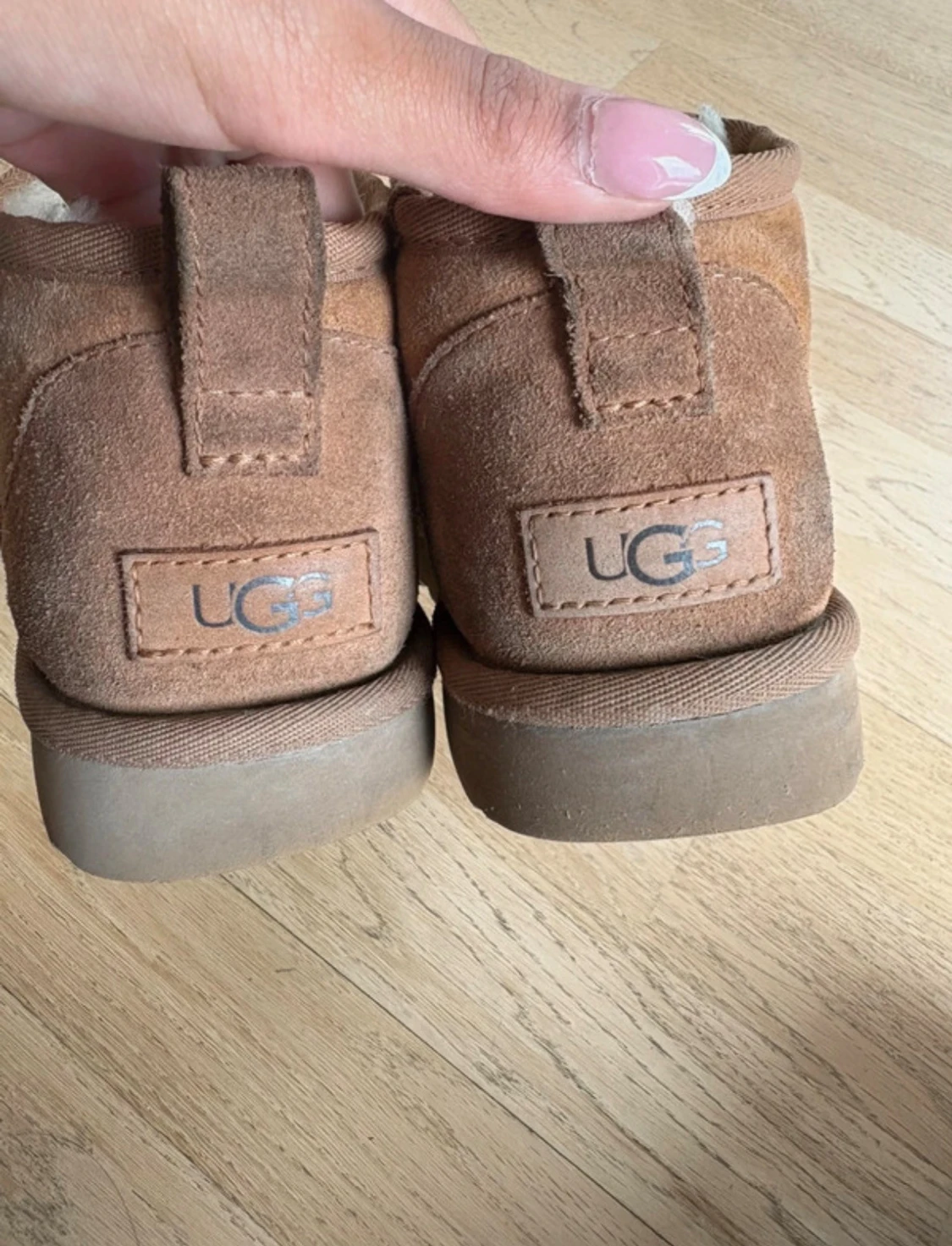 Bruna mockaboots med fårskinnsfoder - 4