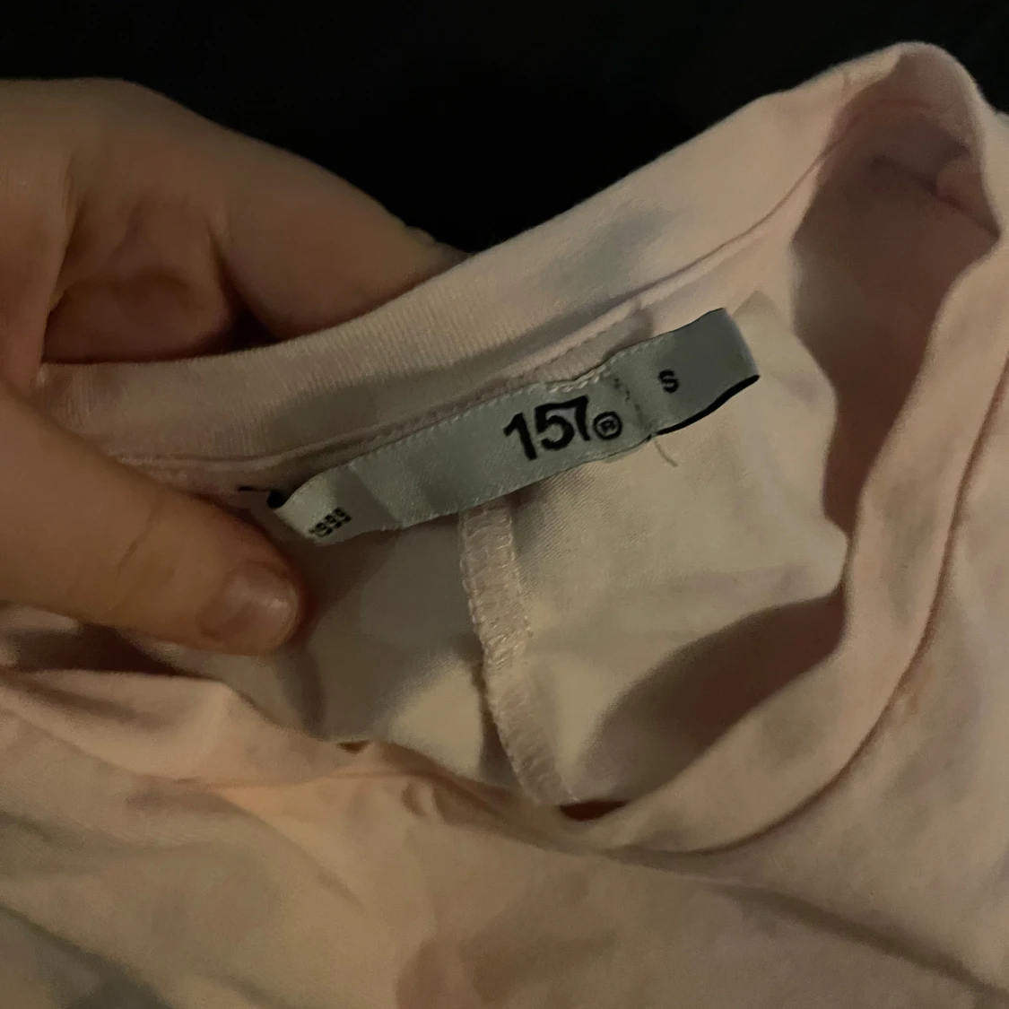 Ljusrosa långärmad topp från 157 - 3