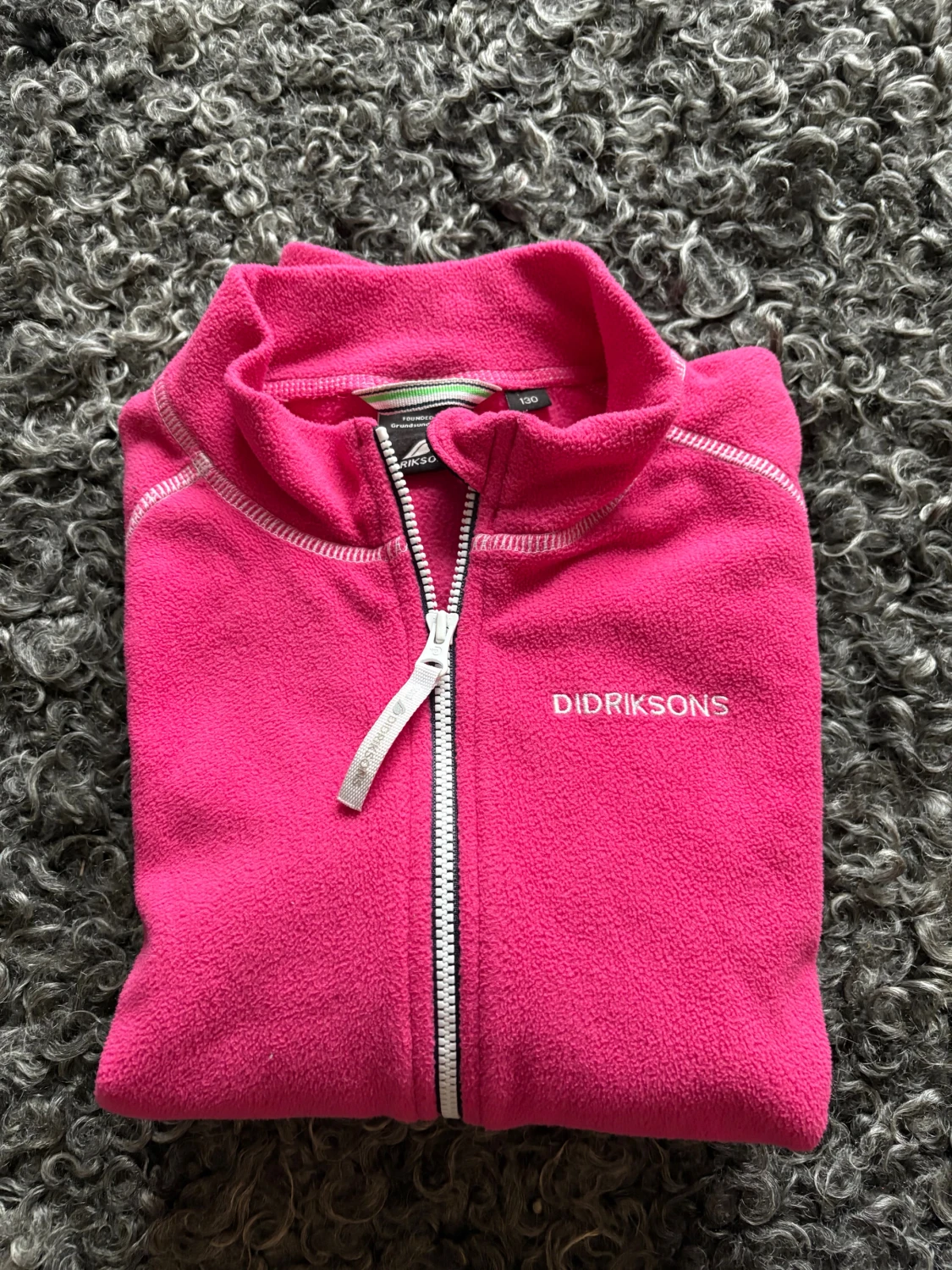 Rosa fleecejacka från Didriksons