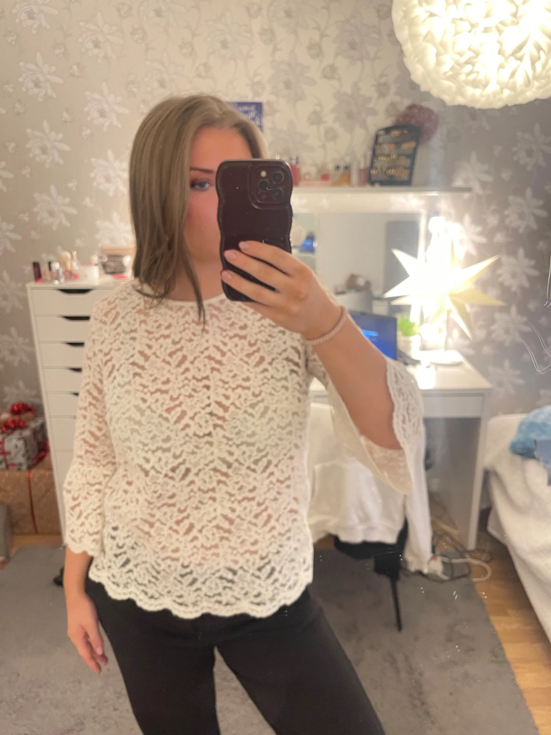 Spetstopp med volangärm - 2