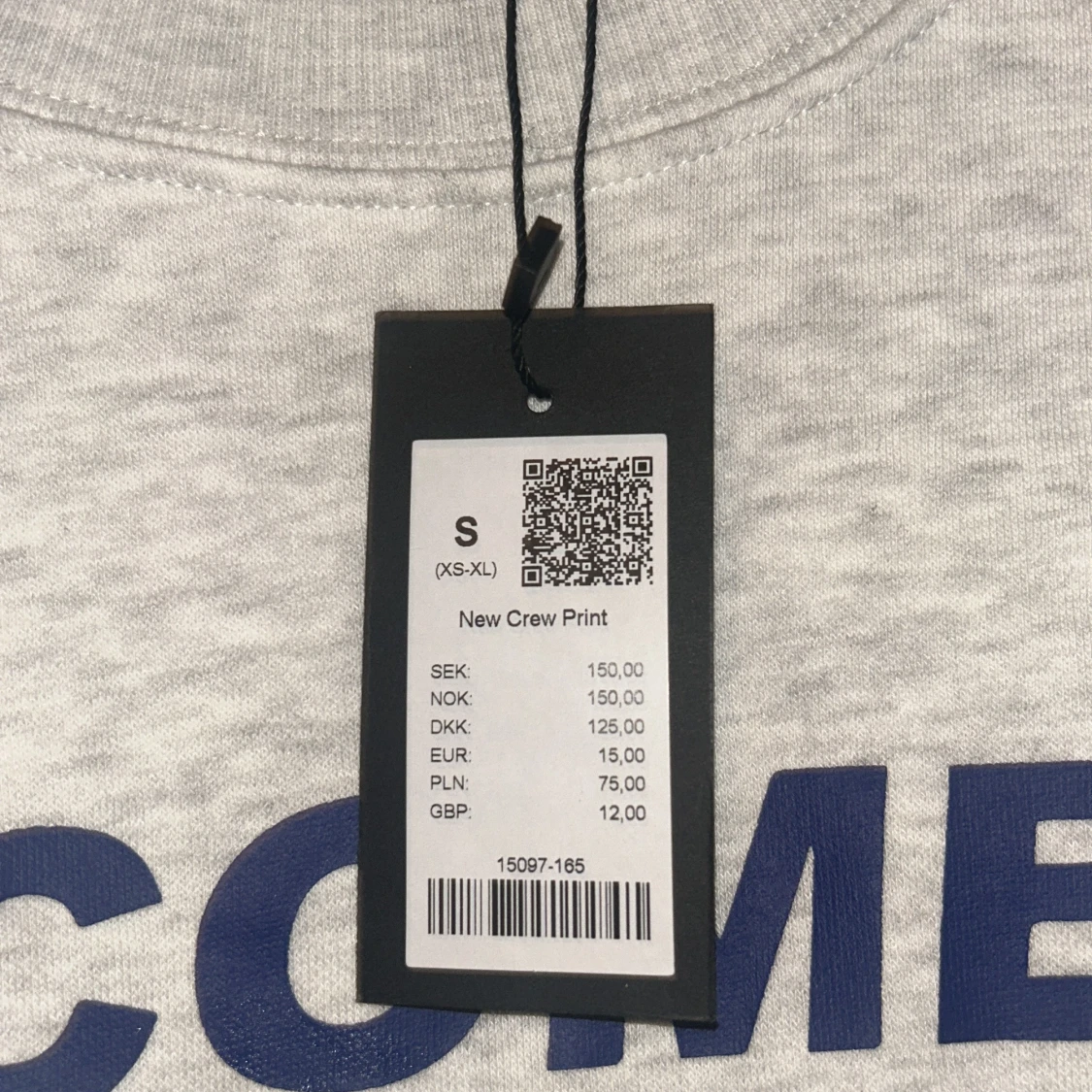 Grå sweatshirt Uptown Laredo print - 2