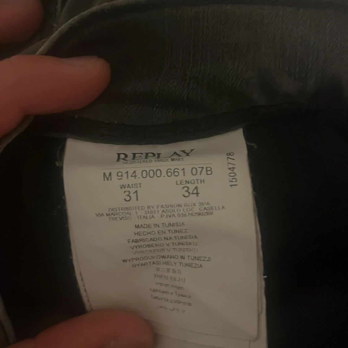 Mörkgrå Replay jeans W31 L34 - 3