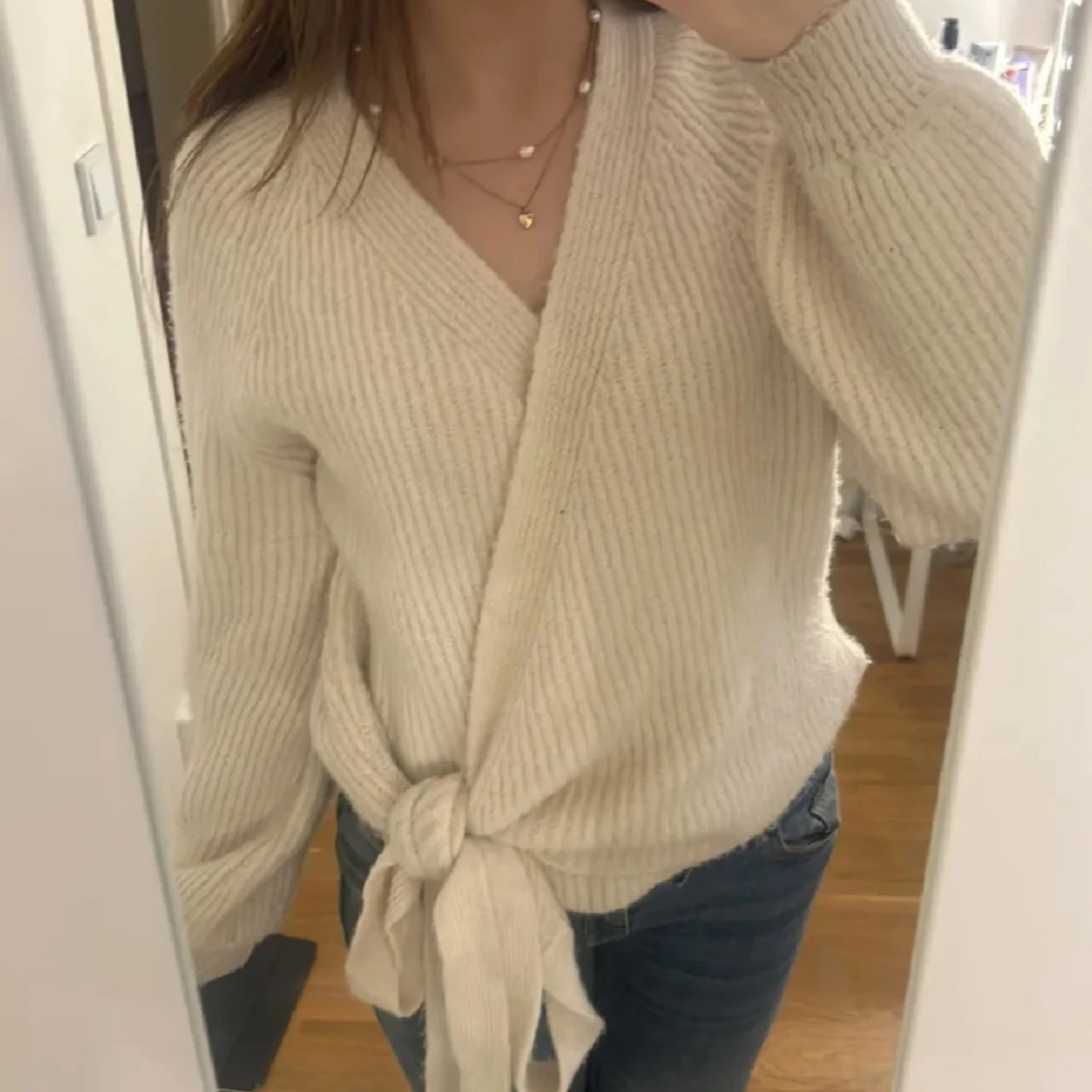 Beige omlottkofta från ONLY - 1