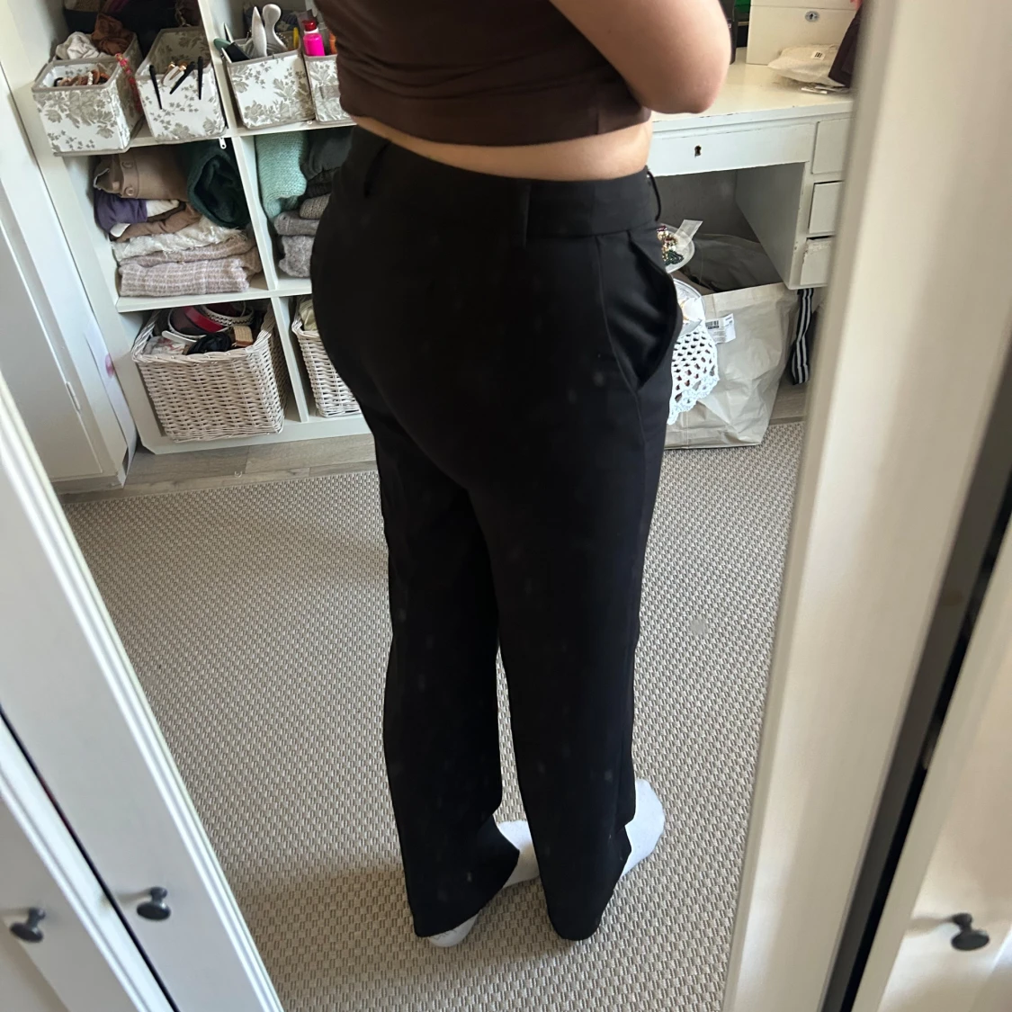 Svarta kostymbyxor - 1