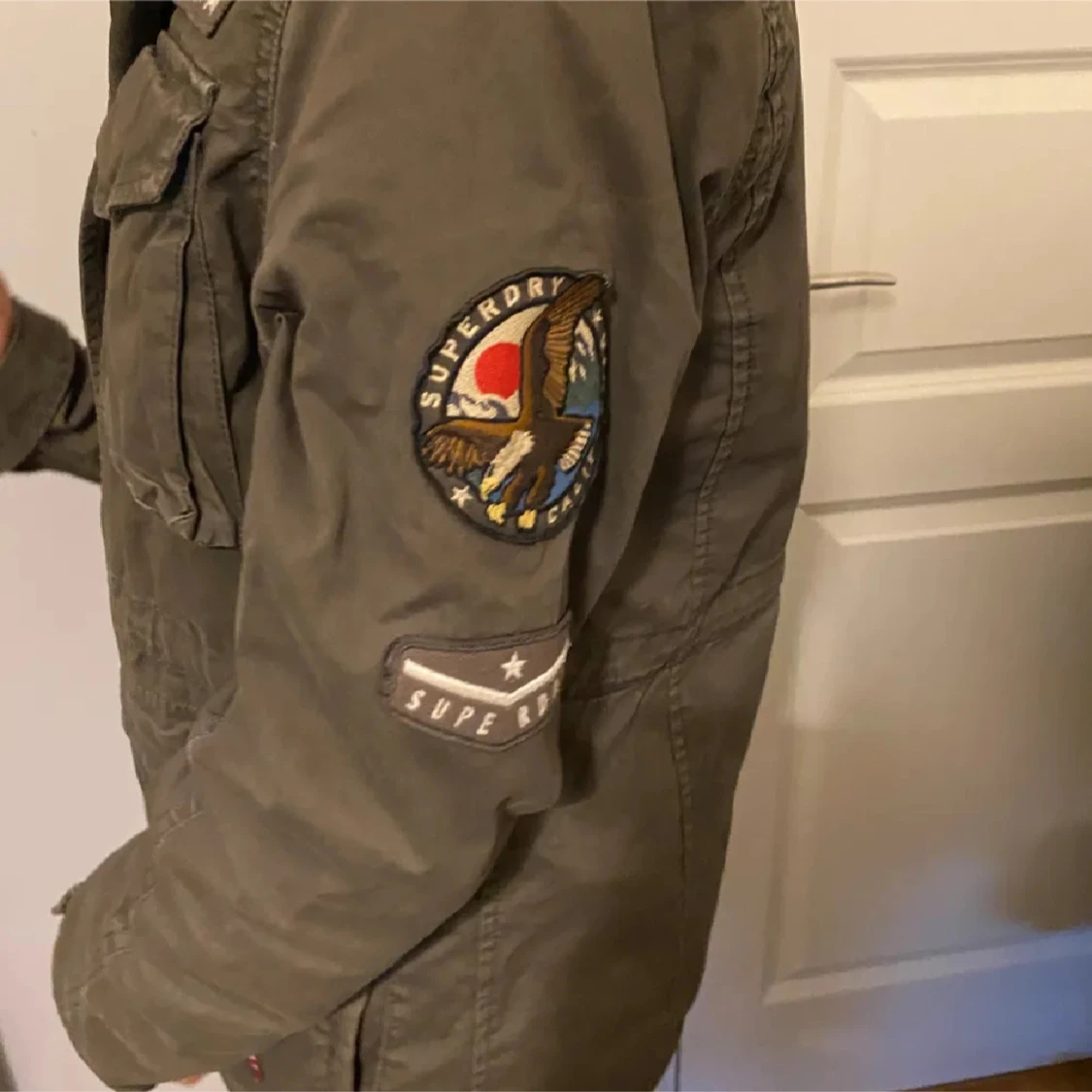 Olivgrön parkajacka från Superdry - 1