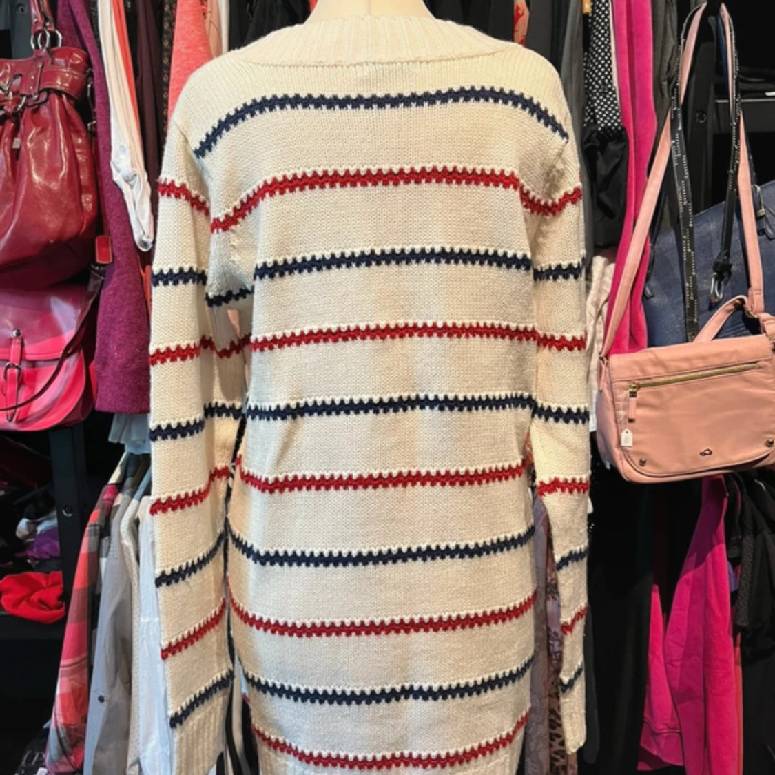 Randig kofta från Rut m.fl. med knäppning - 2