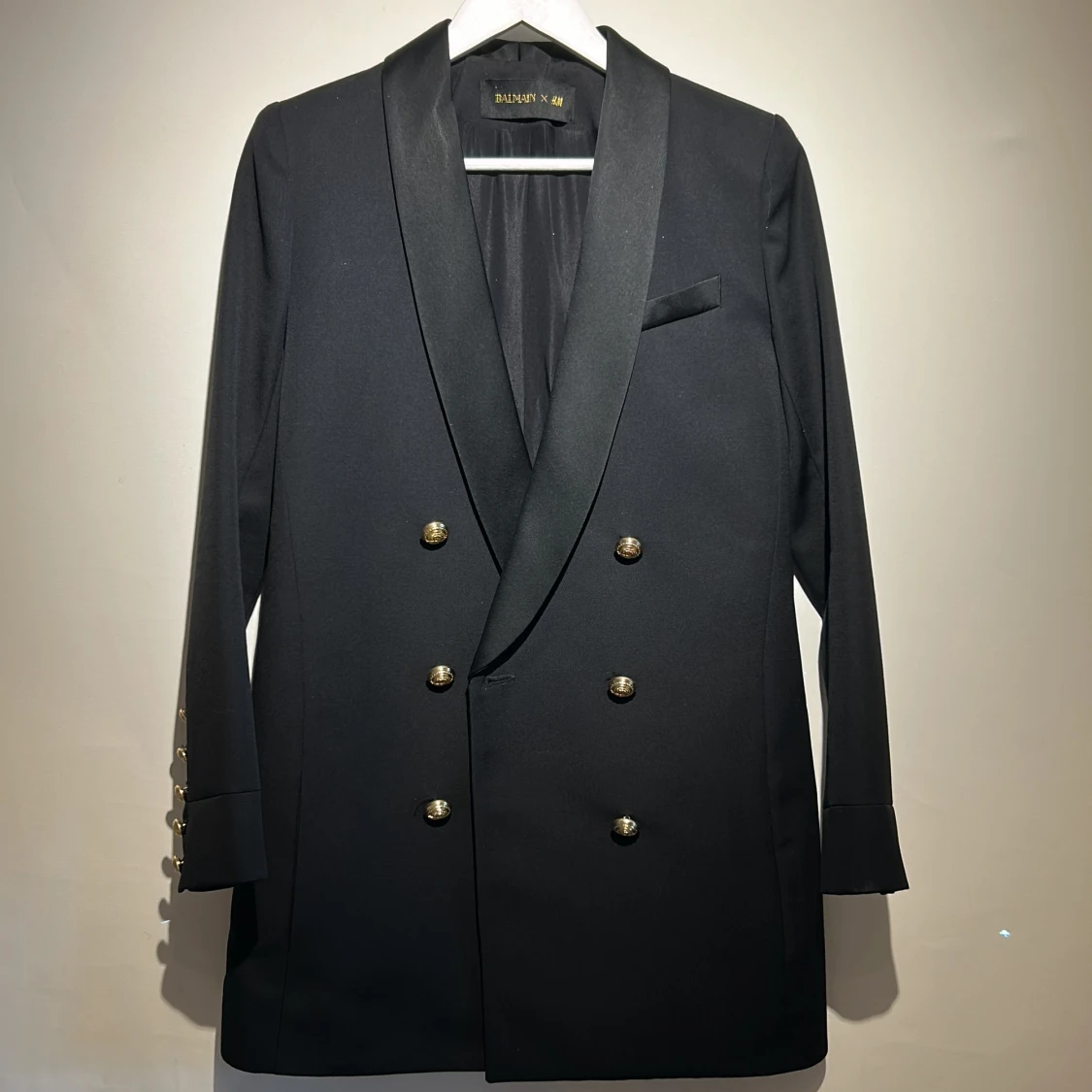 Balmain kavaj svart 36